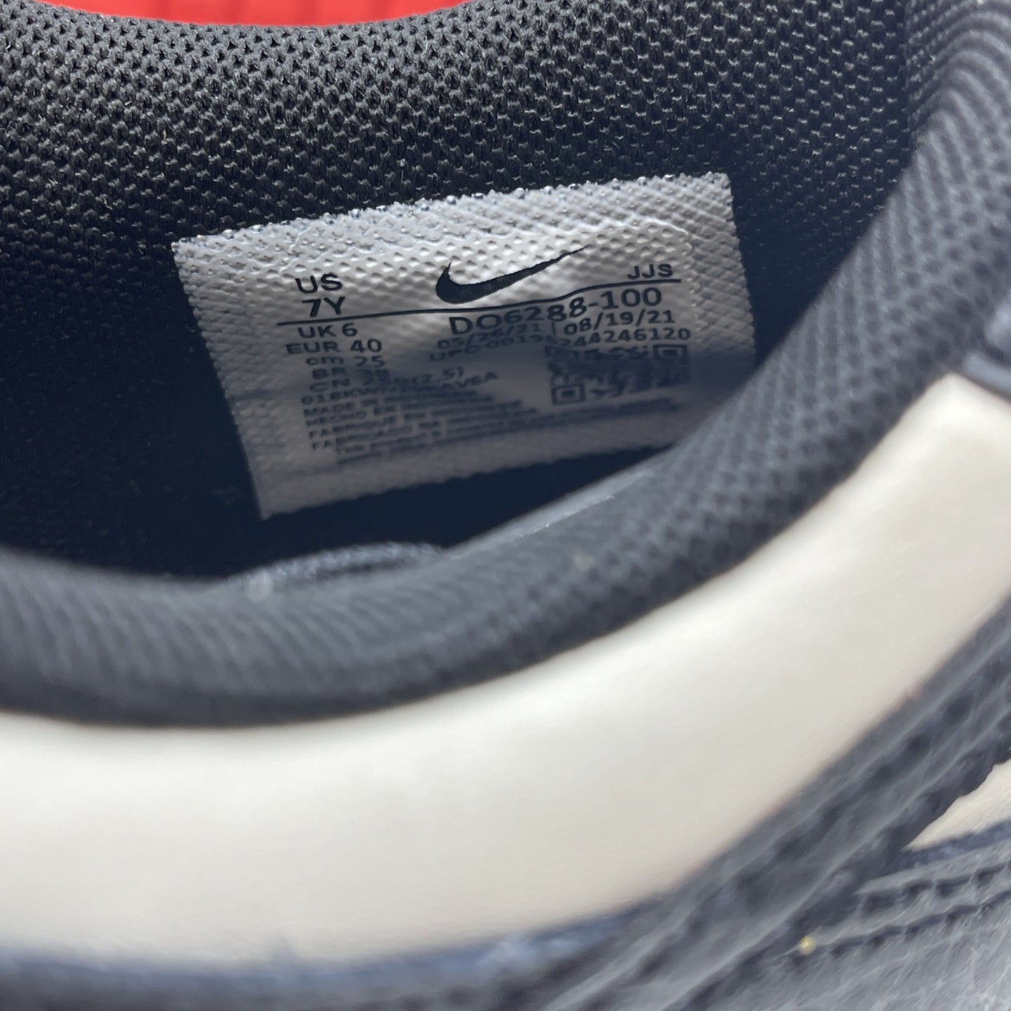 Size 7Y - Nike Dunk Low EMB x NBA Black (DO6288-100)