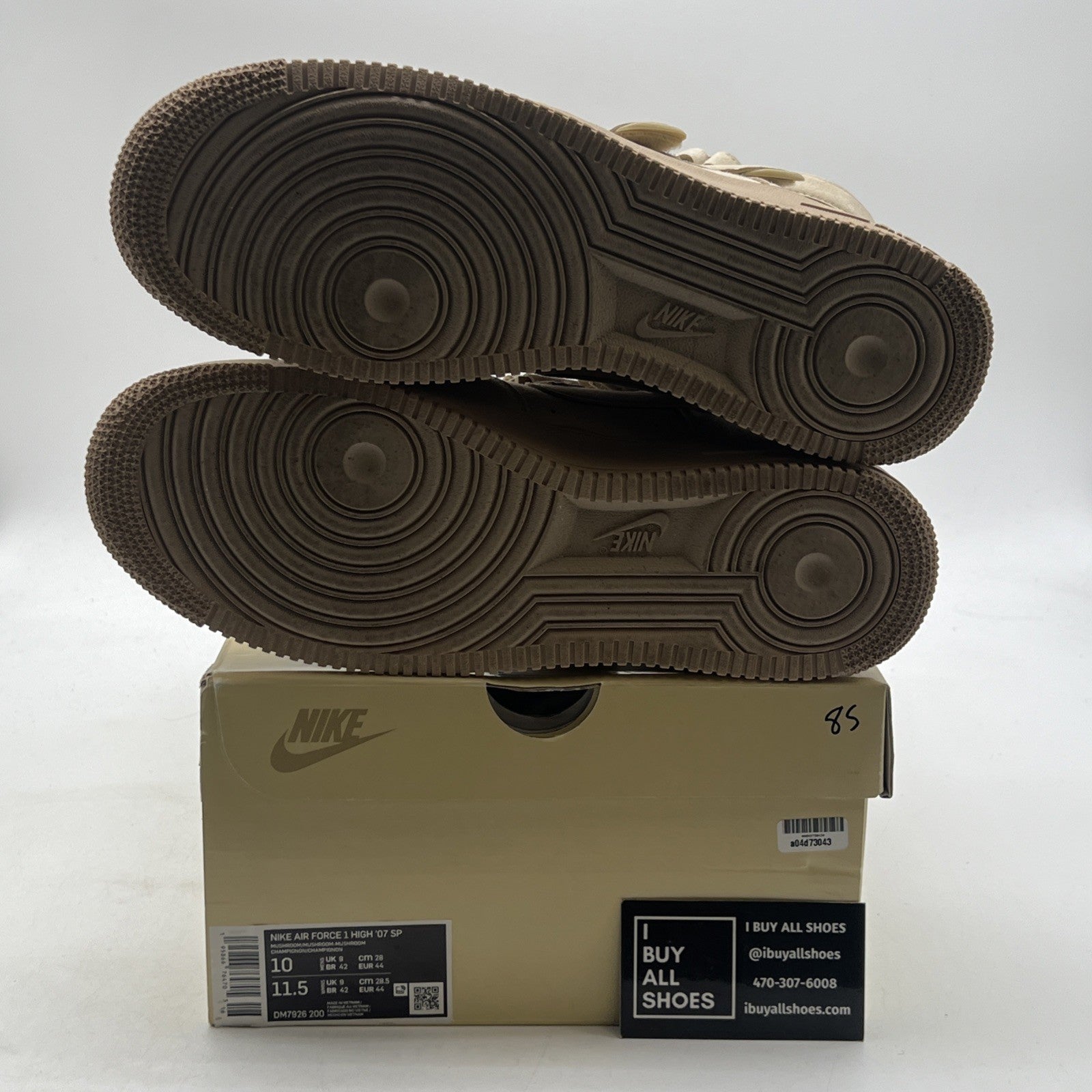 Size 10 - Nike Billie Eilish x Air Force 1 '07 SP High Mushroom (DM7926-200)