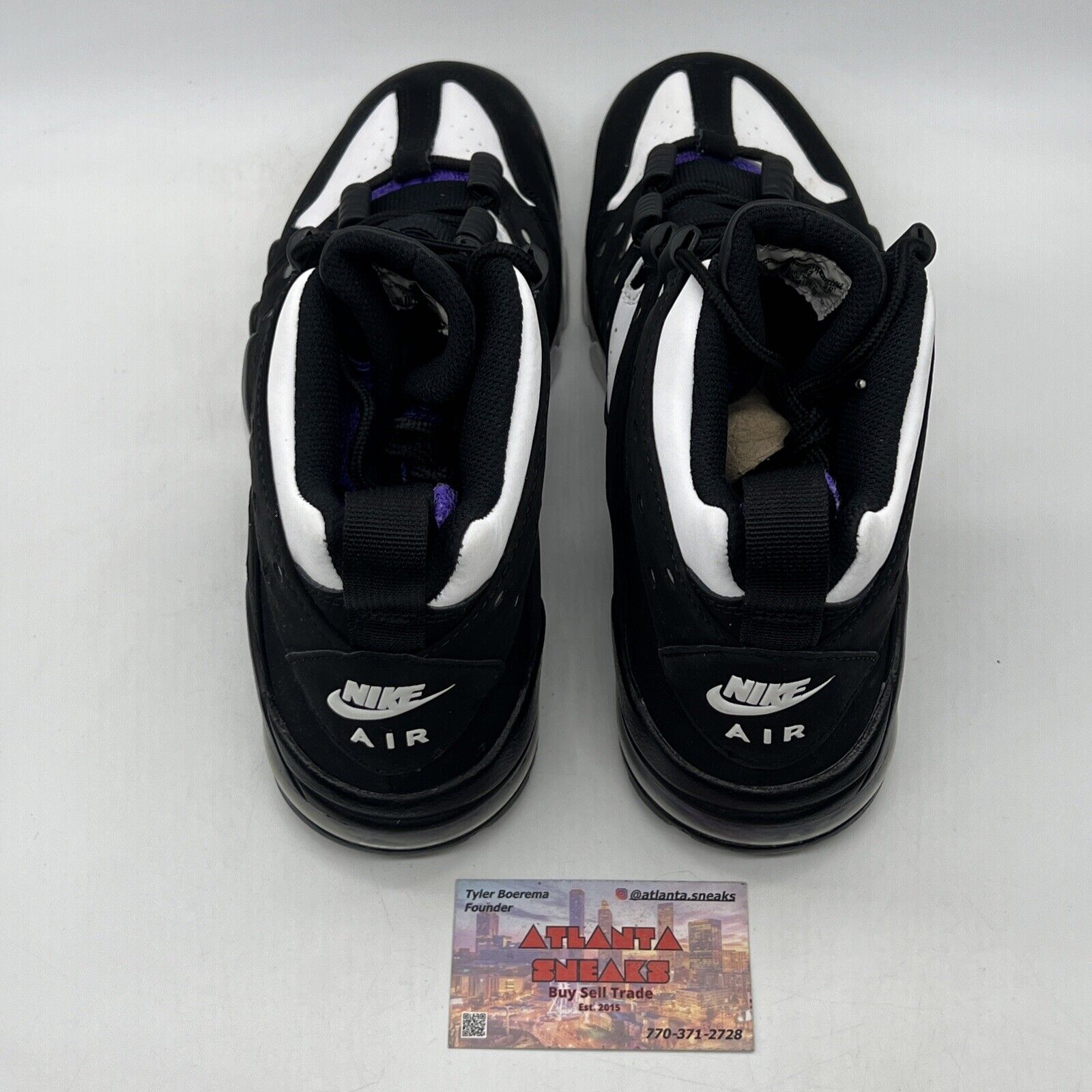 Size 10 - Nike Air Max 2 CB 94 2015 Black Purple Black White Suede (305440-006)