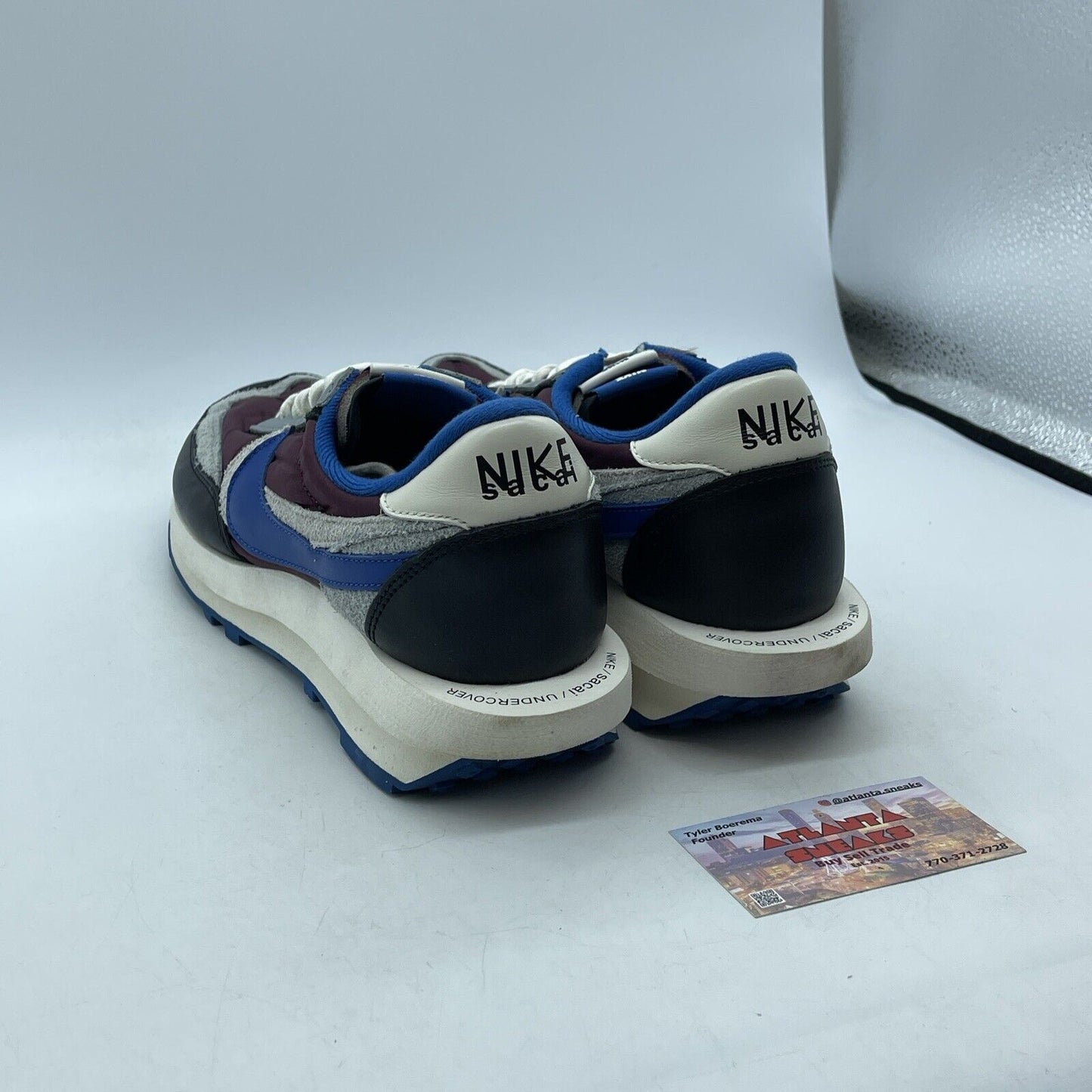 Size 11.5 - Nike sacai x Undercover x LDWaffle Night Maroon Team Royal Suede