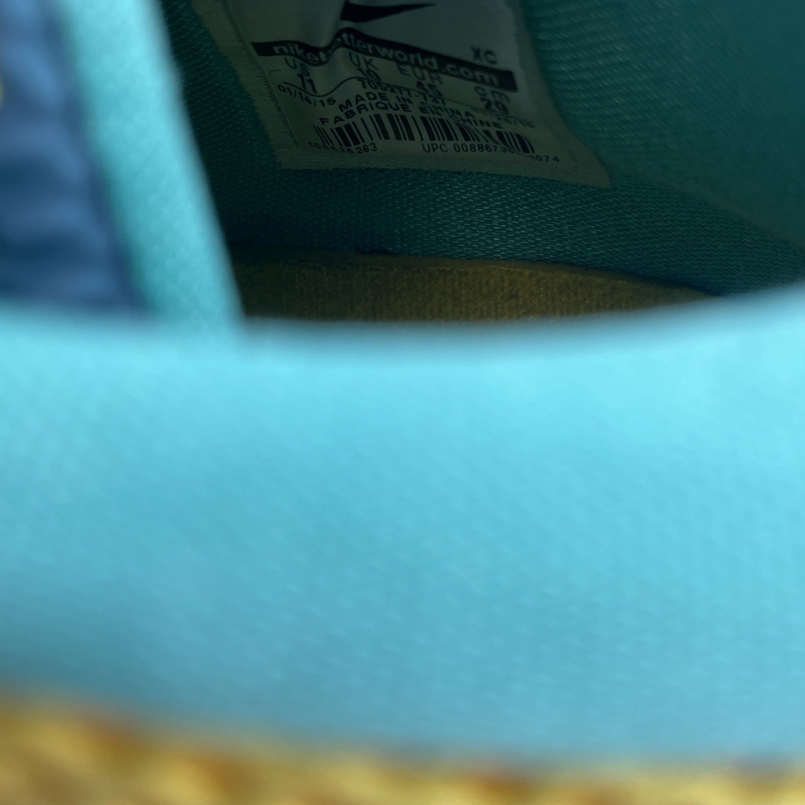 Size 11 - Nike Kyrie 1 Letterman Blue Yellow Suede Leather (705277-737)
