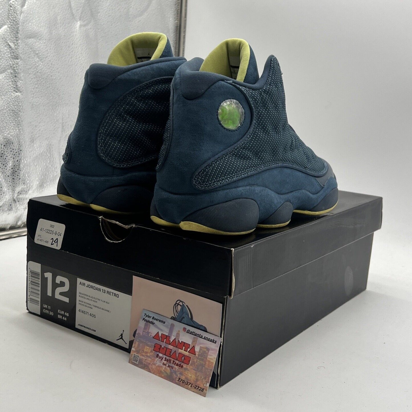 Size 12 - Air Jordan 13 Retro Squadron Blue (414571-405)