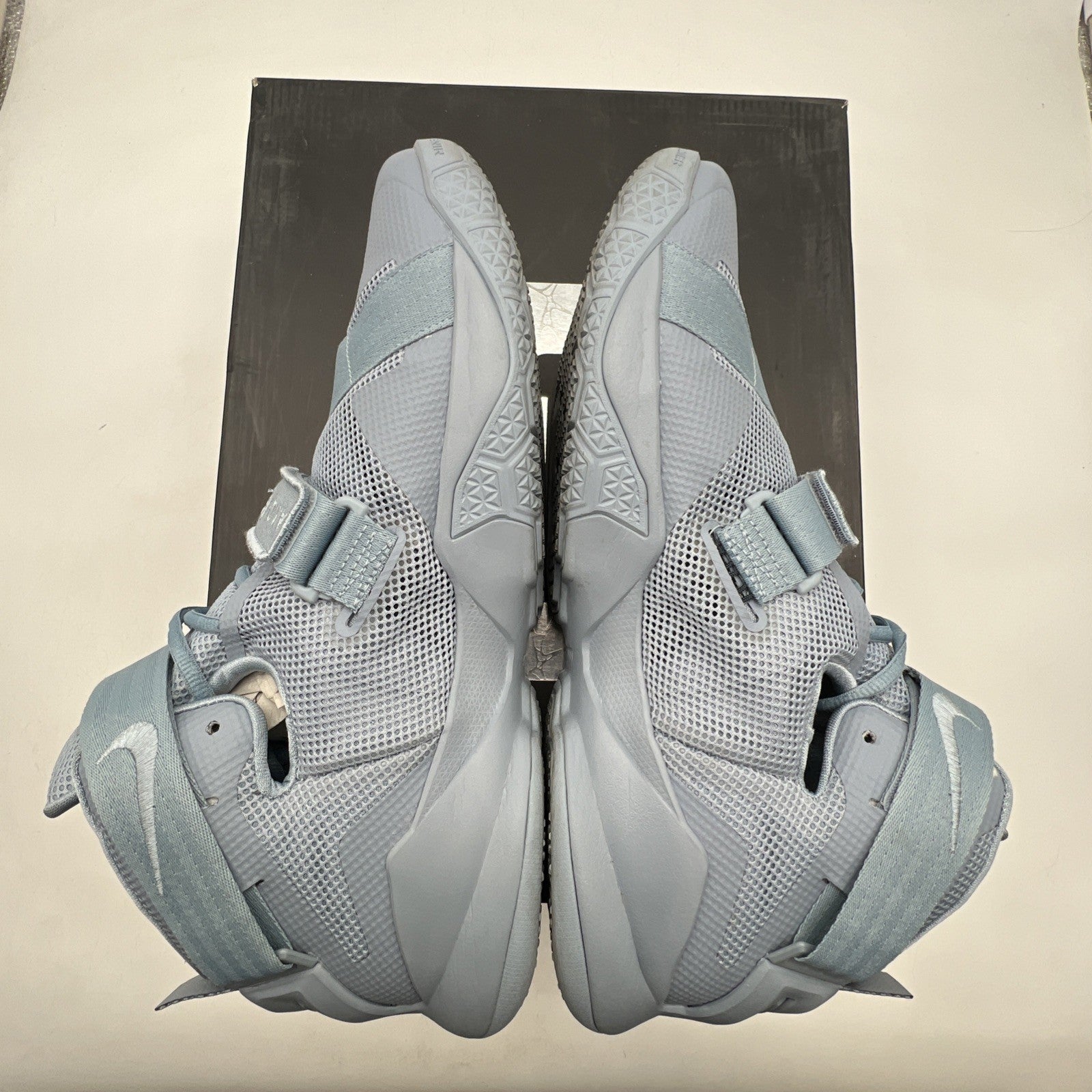 Size 12 - Nike LeBron Soldier 9 PRM Blue Grey (749490-444)