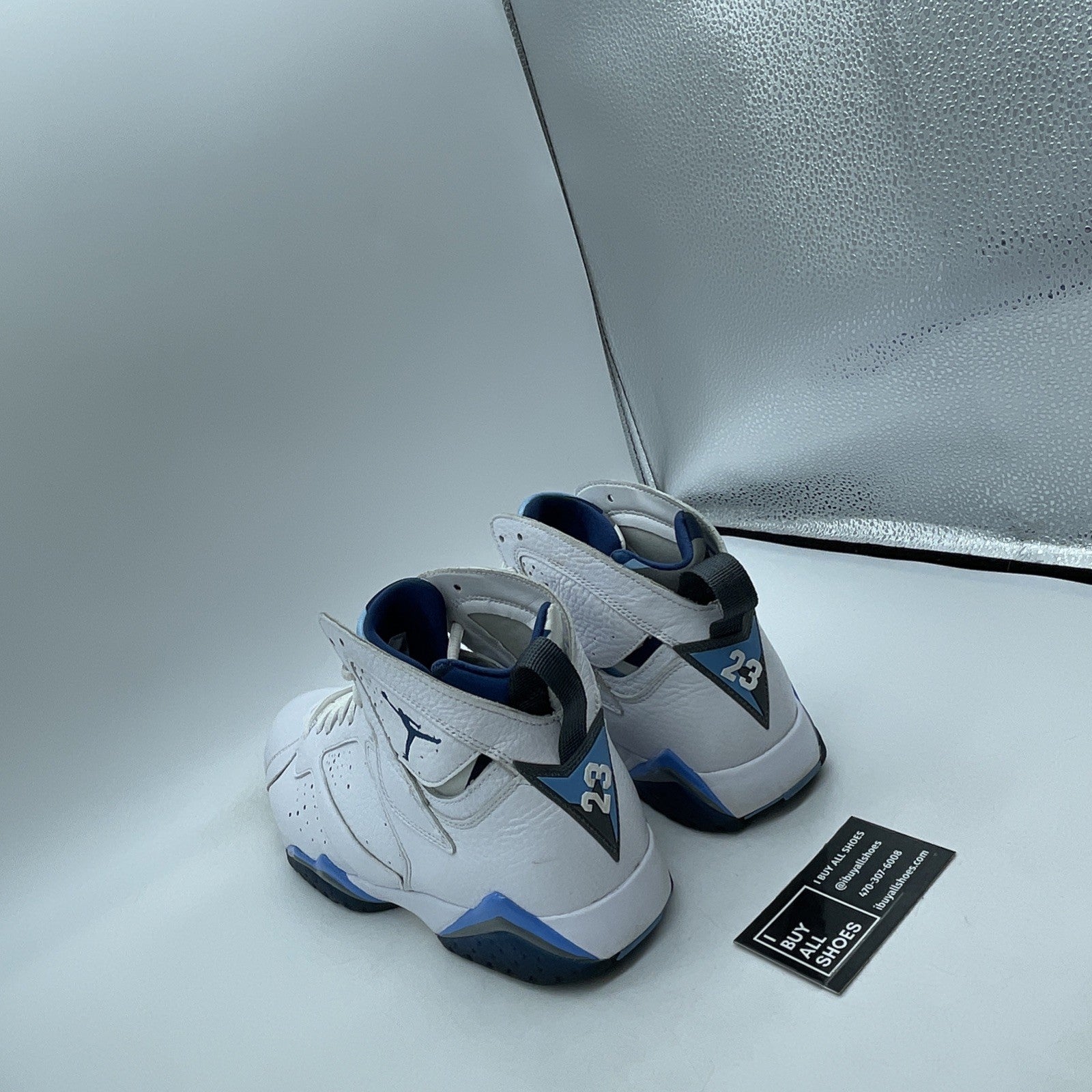 Size 10 - Air Jordan 7 Retro 2015 French Blue White Leather (304775-107)