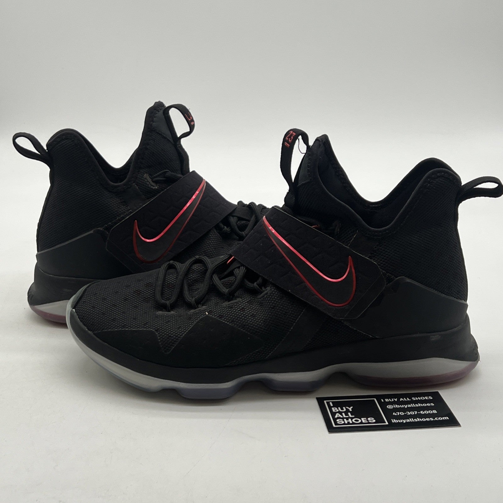 Size 10.5 - Nike LeBron 14 Bred - (852405-004)