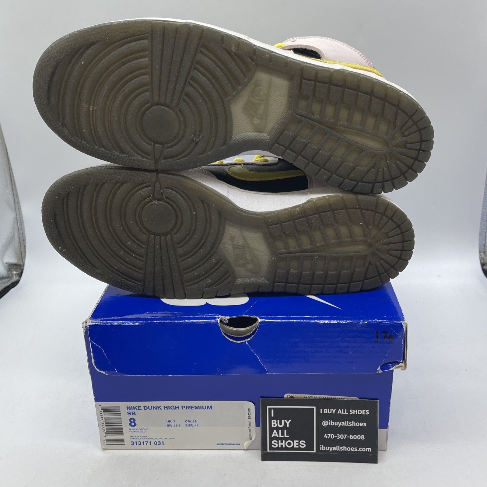 Size 8 - Nike Dunk Premium Sb High Miss Piggy (313171-031)