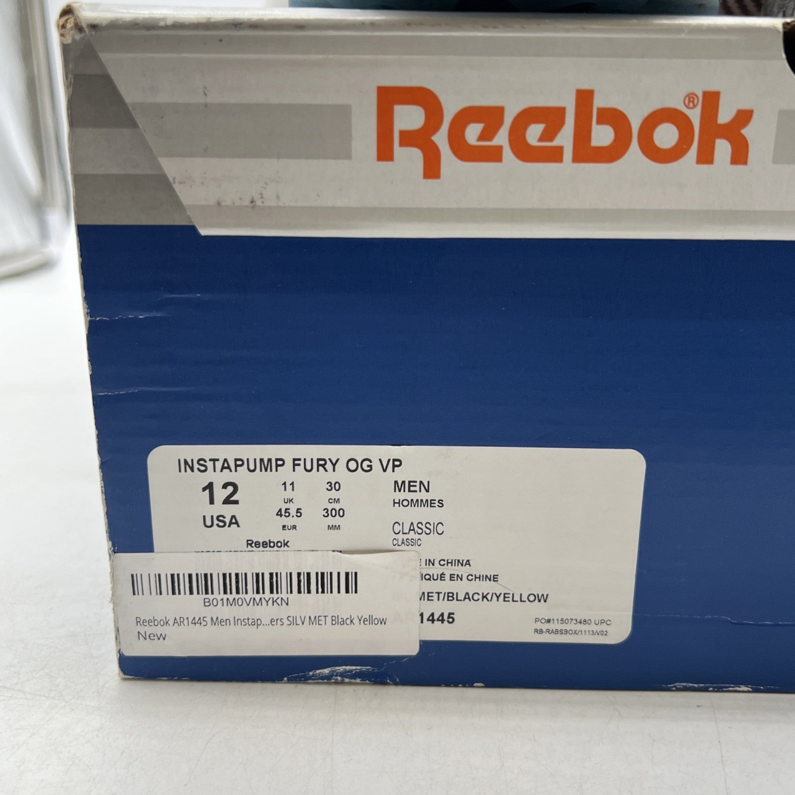 Size 12 - Reebok Instapump Fury OG Villains TMNT Krang (AR1445)