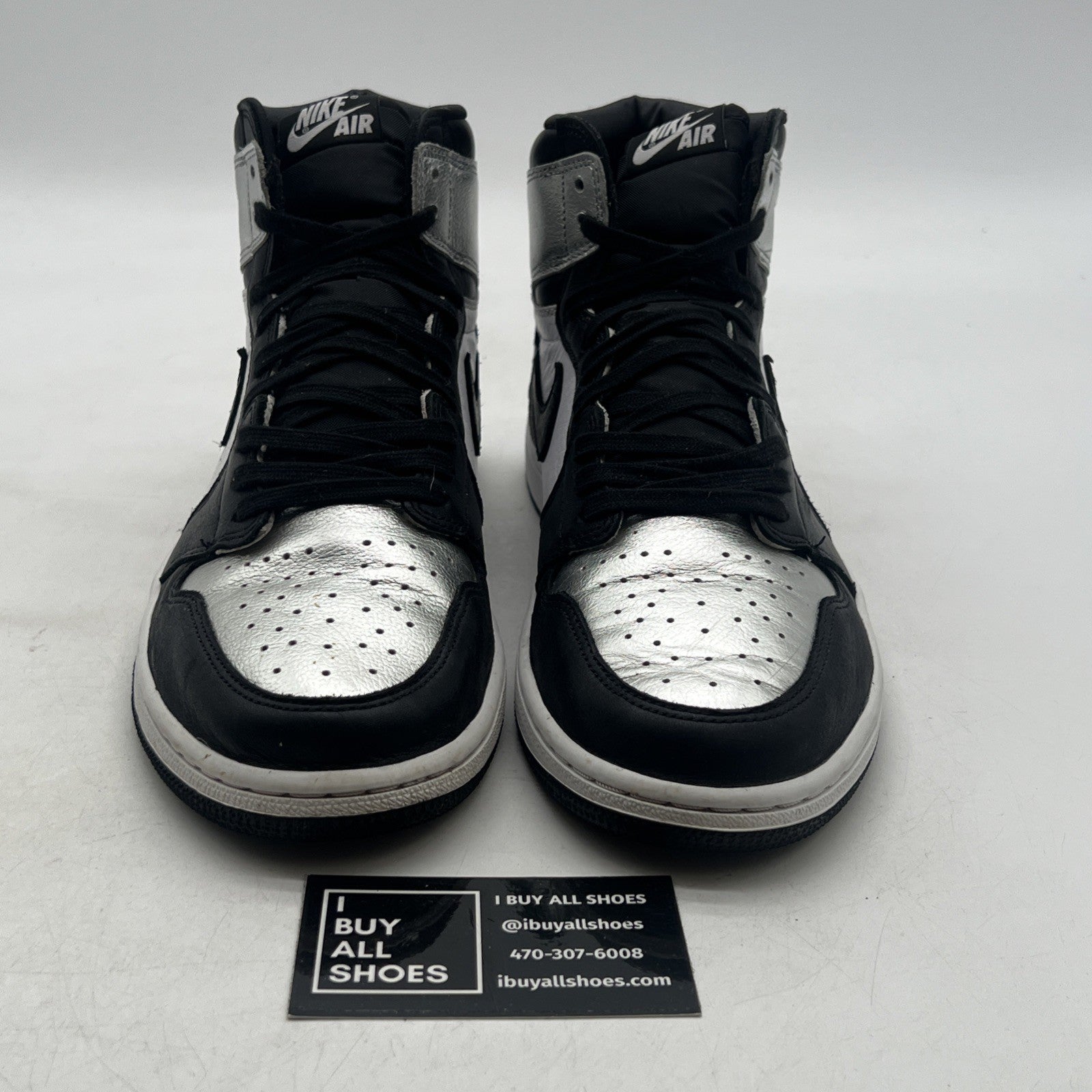 Size 11 - Air Jordan 1 High OG Metallic Silver (CD0461-001)