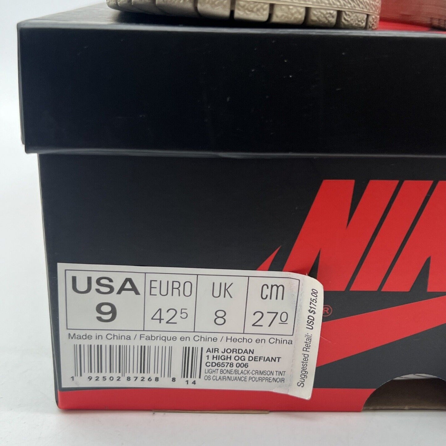 Size 9 - Air Jordan 1 Retro SB High NYC to Paris (CD6579-006)