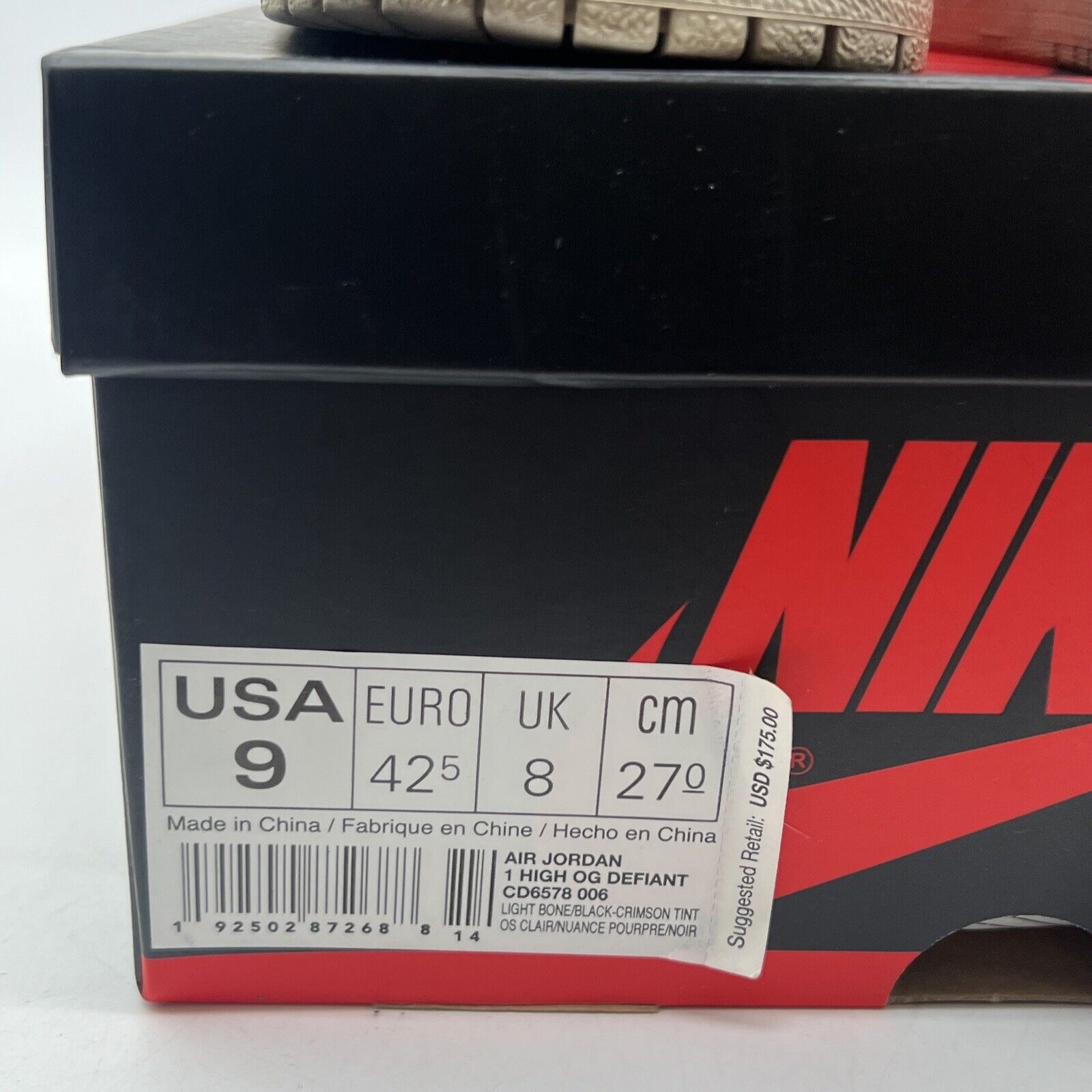 Size 9 - Air Jordan 1 Retro SB High NYC to Paris (CD6579-006)