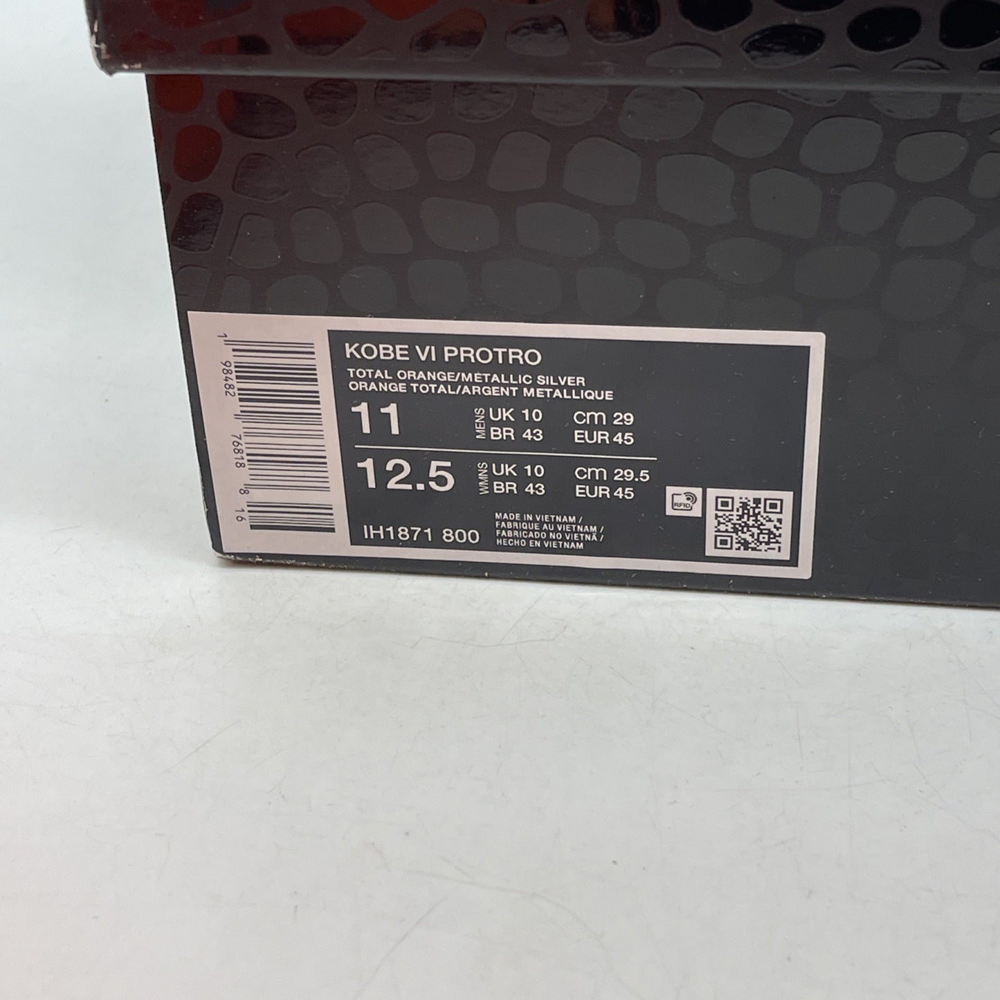 Size 11 - Nike Zoom Kobe 6 Protro Total Orange (IH1871-800)