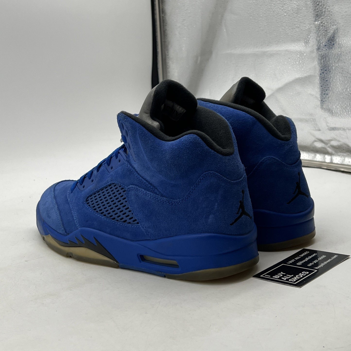 Size 11 - Air Jordan 5 Retro Blue Suede (136027-401)