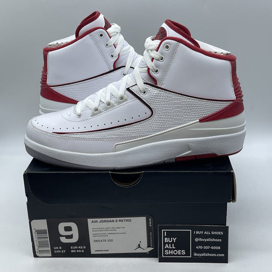 Size 9 - Air Jordan 2 Retro Chicago Home (385475-102)