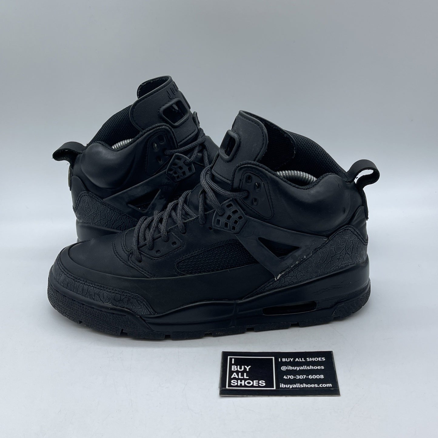 Size 9 - Air Jordan Spizike Winterized Black Anthracite 2009 (375356-001)