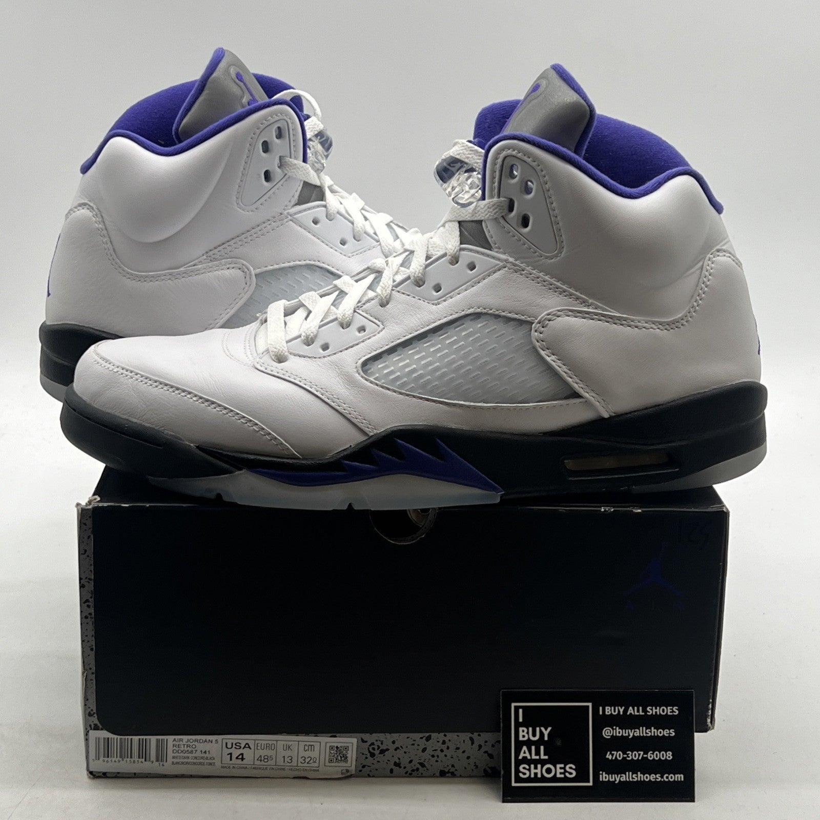 Size 14 - Air Jordan 5 Concord 2022 (DD0587-141)