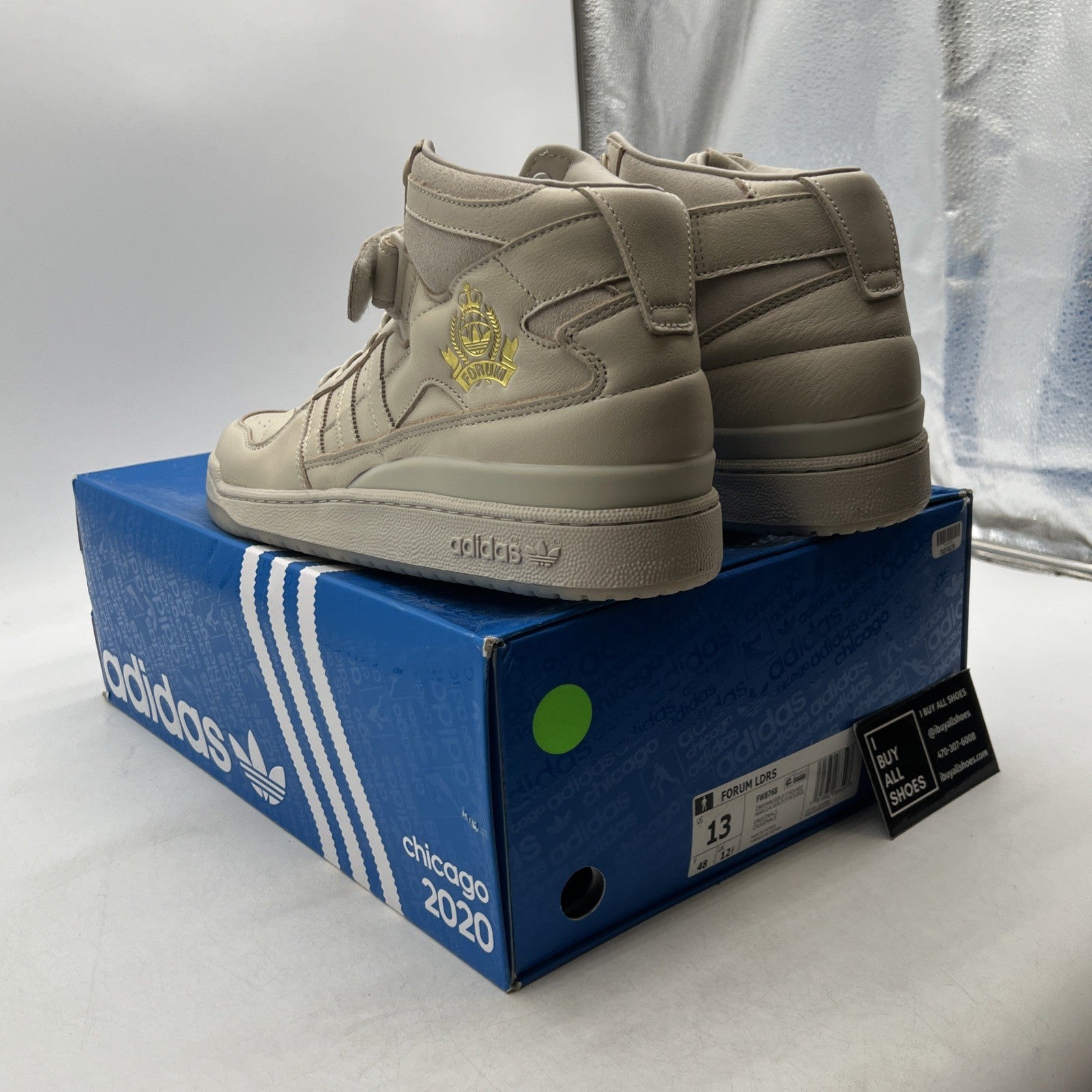 Size 13 - Leaders 1354 x Adidas Forum Friends & Family Mid Core Brown (FW8768)