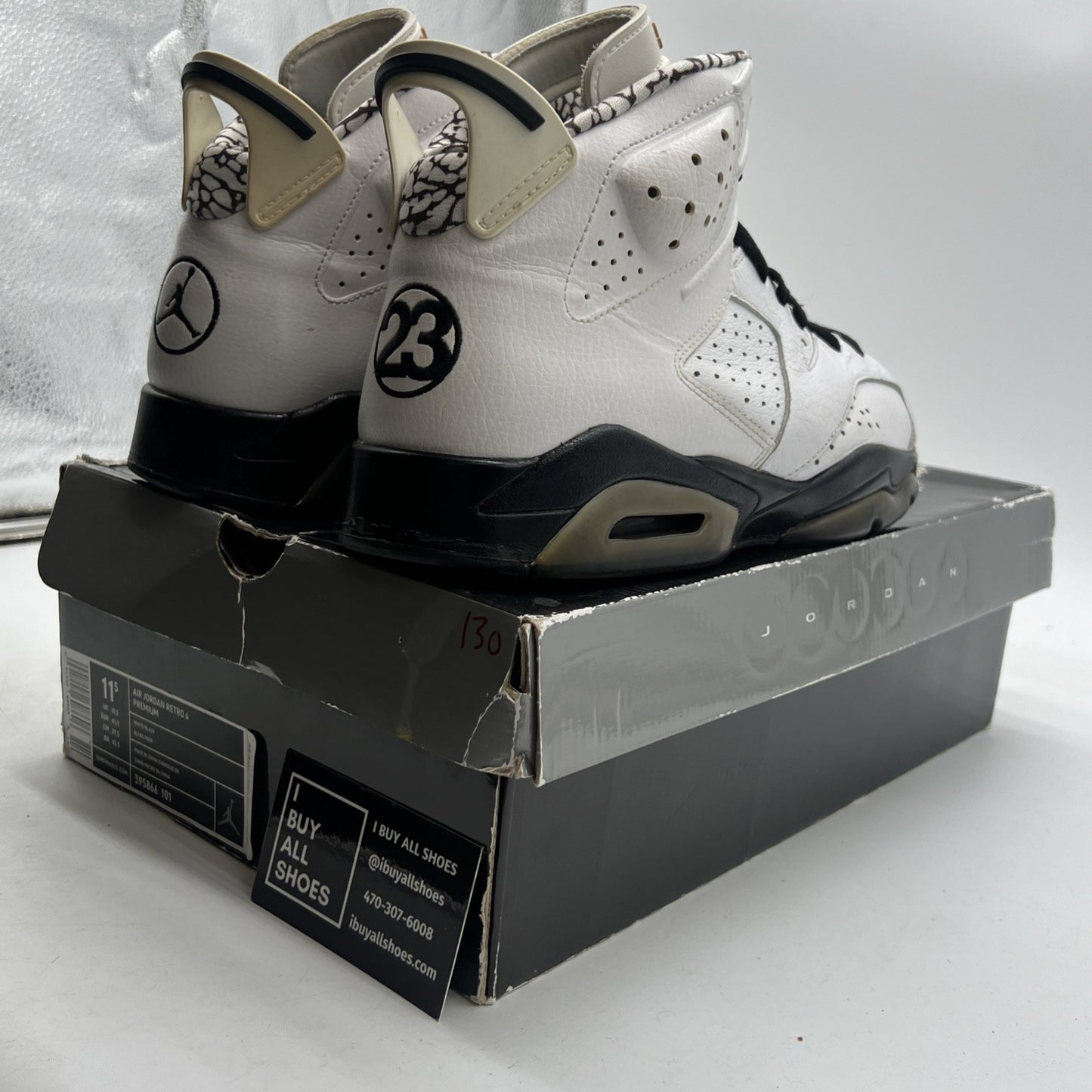 Size 11.5 - Air Jordan 6 Retro Premium Motorsports (305866-101)