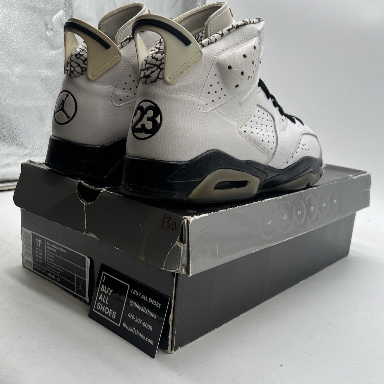 Size 11.5 - Air Jordan 6 Retro Premium Motorsports (305866-101)