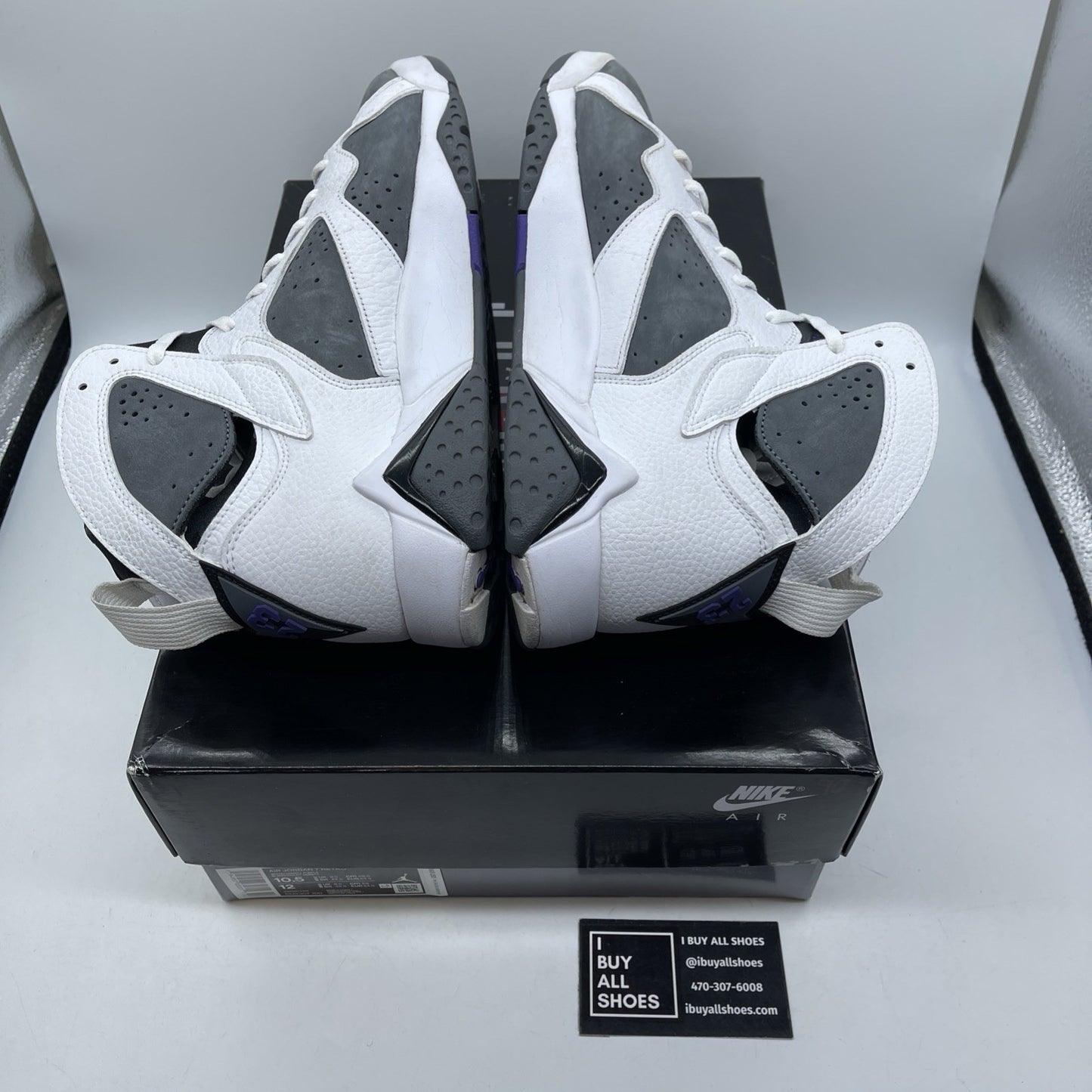 Size 10.5 - Air Jordan 7 Retro 2021 Flint Gray White Suede Leather (CU9307-100)