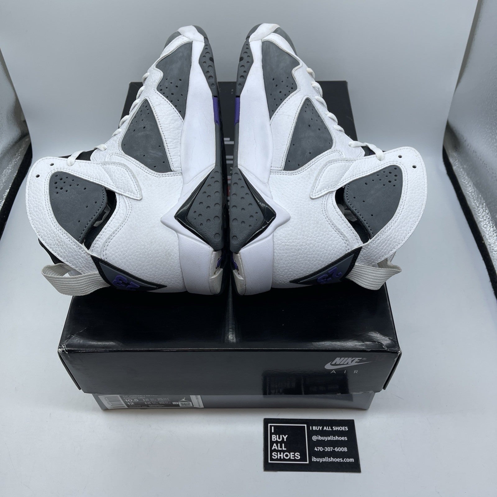 Size 10.5 - Air Jordan 7 Retro 2021 Flint Gray White Suede Leather (CU9307-100)