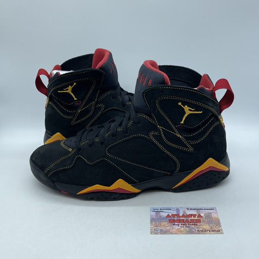Size 11 - Jordan 7 Retro Citrus Orange Red Black Suede Leather (CU9307-081)