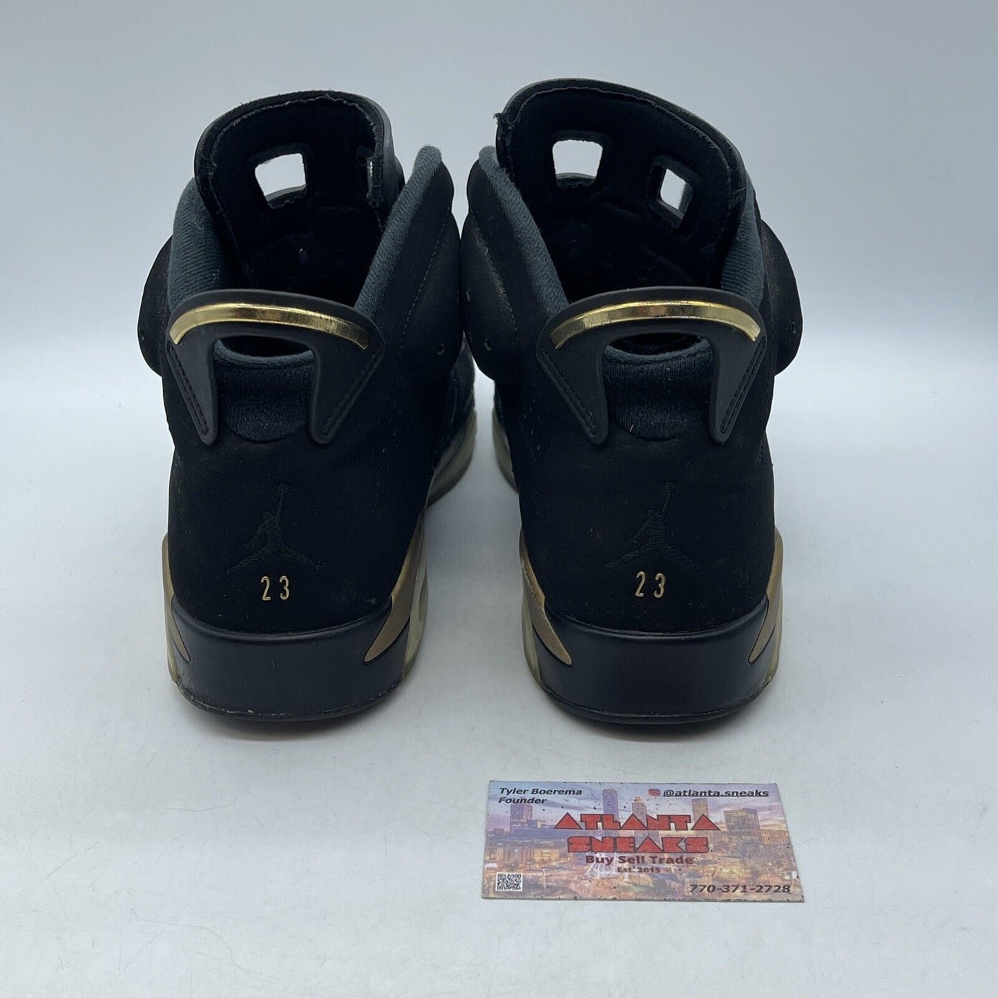 Size 11 - Jordan 6 Retro Defining Moments 2020 Black Suede Gold (CT4954-007)