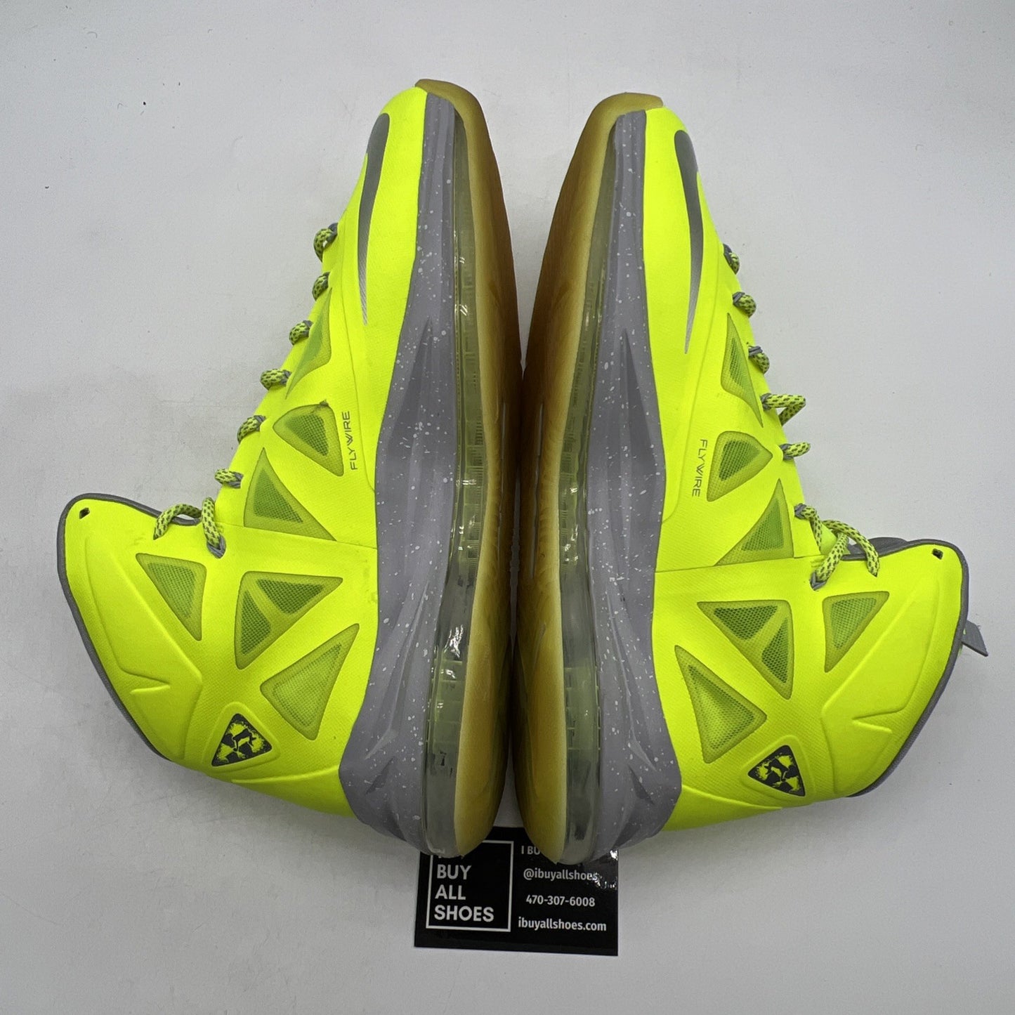 Size 13 - Nike LeBron 10 Volt - (541100-700)