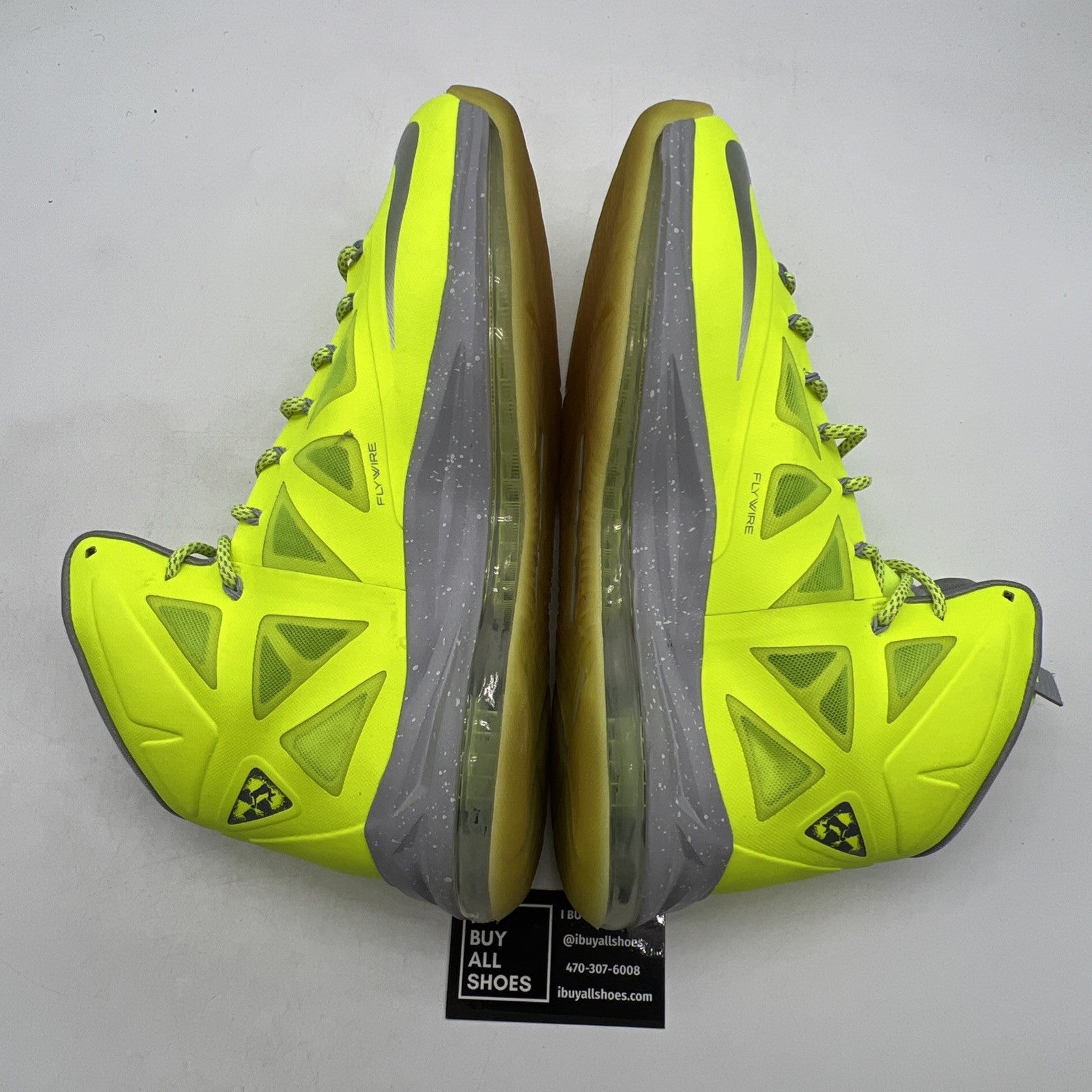Size 13 - Nike LeBron 10 Volt - (541100-700)