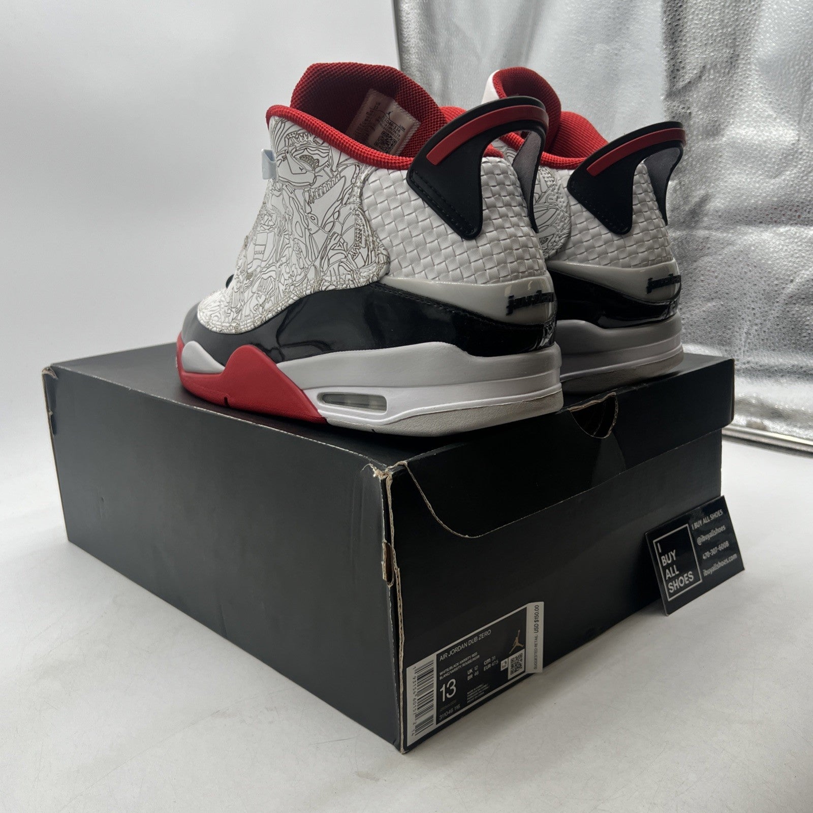 Size 13 - Jordan Dub Zero 2020 Varsity Red (311046-116)