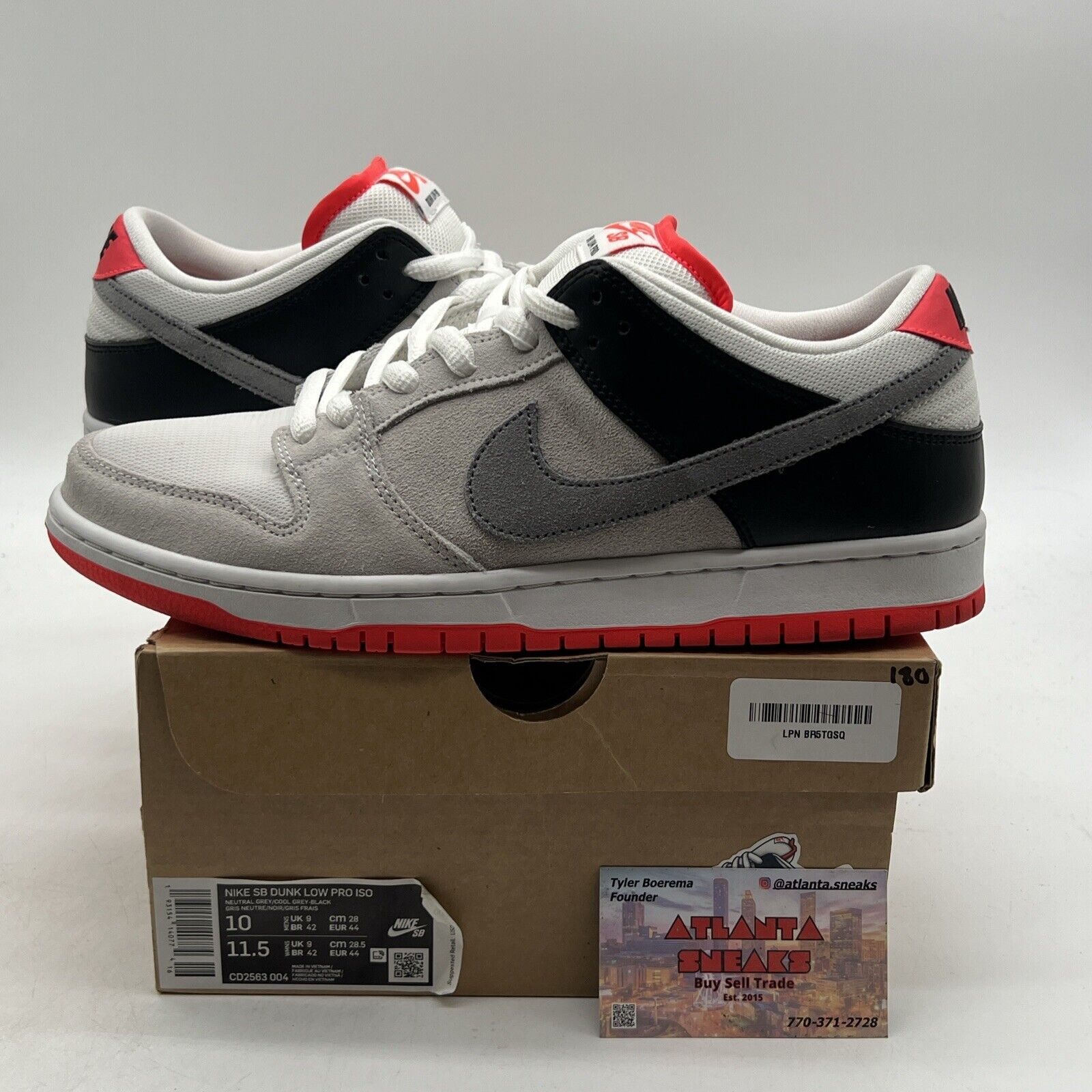 Size 10 - Nike Dunk SB Low AM90 Infrared (CD2563-004)