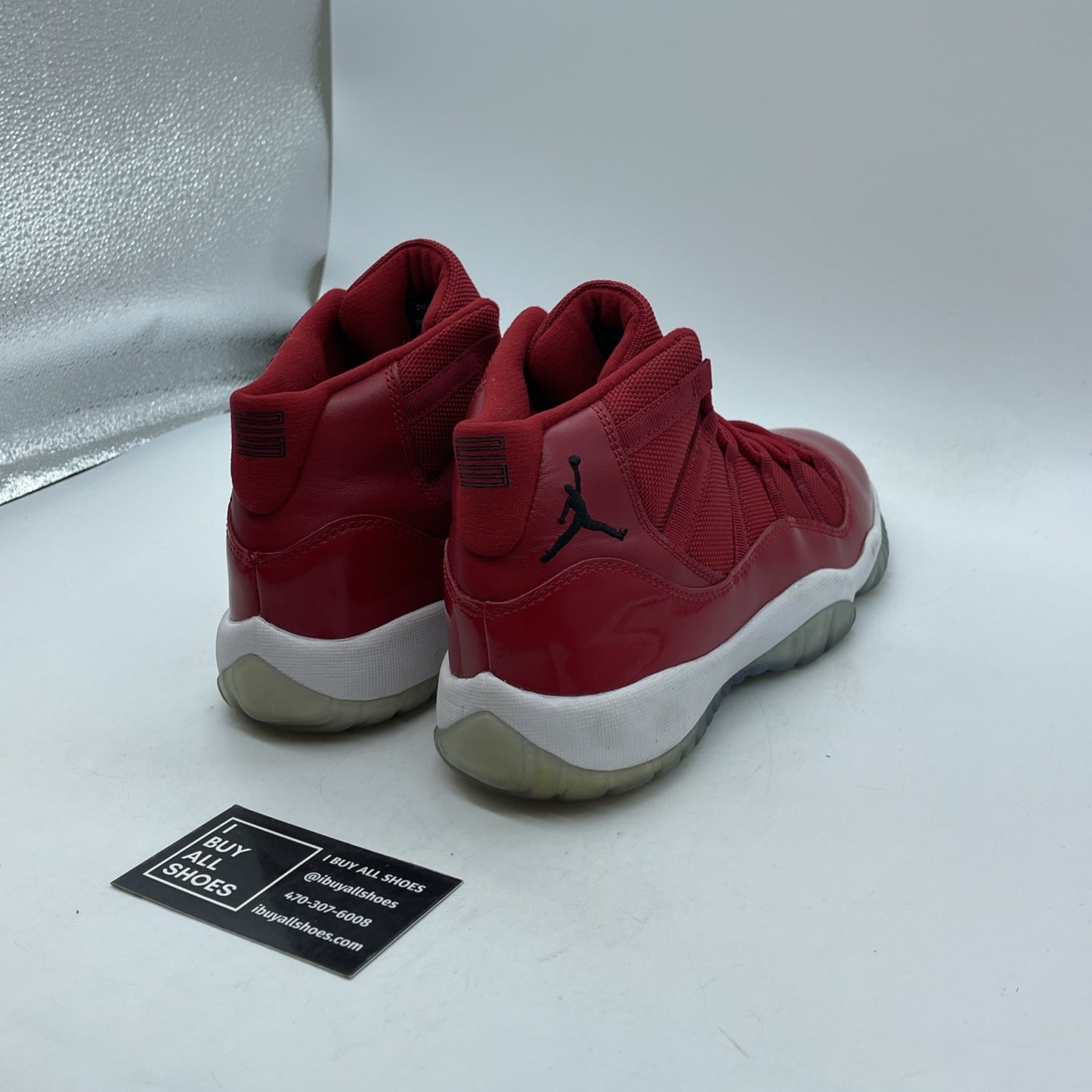 Size 6Y(GS) - Jordan 11 Retro High Win Like '96 Red Suede Leather (378038-623)