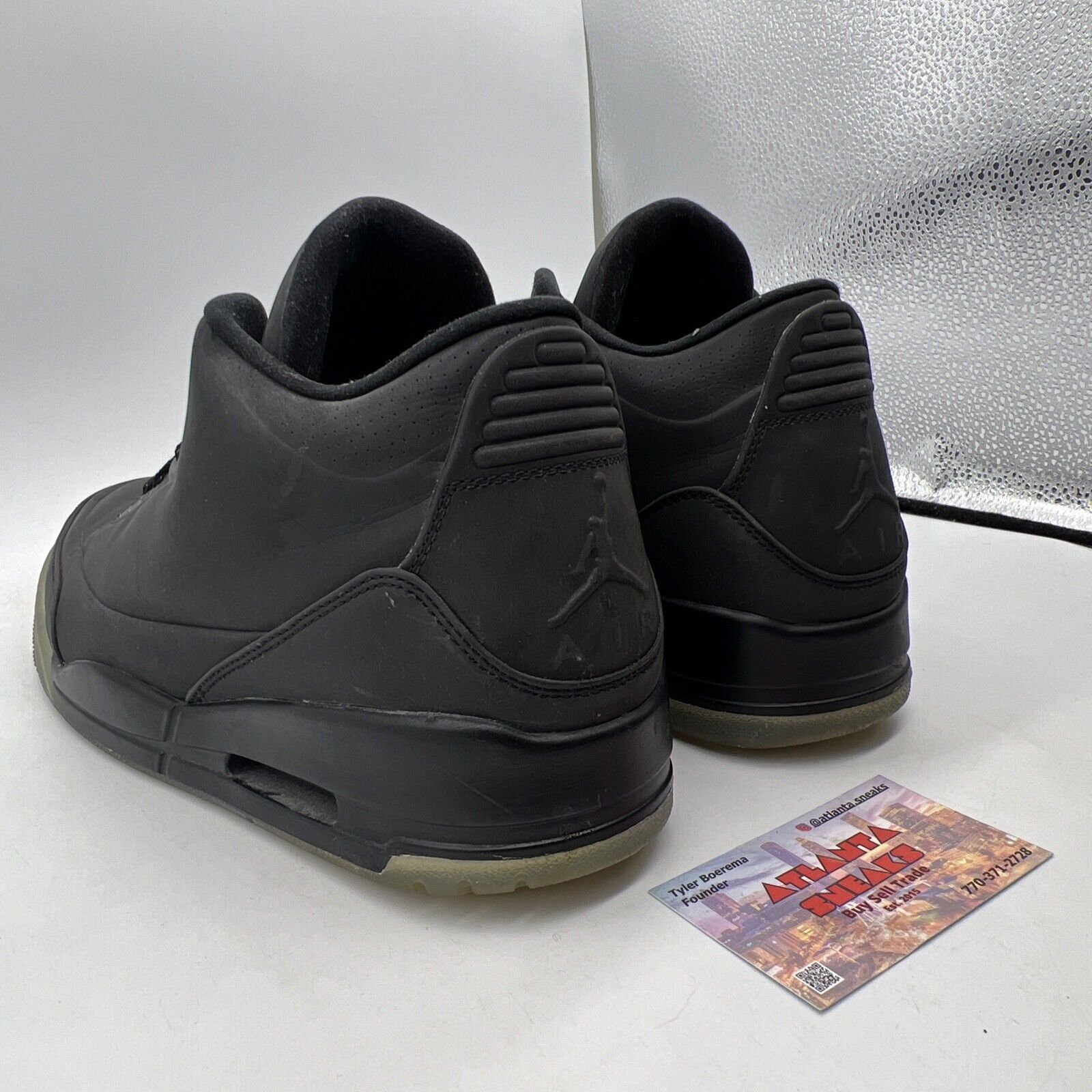 Size 11 - Air Jordan 3 5Lab3 Reflective Black (631603-010)