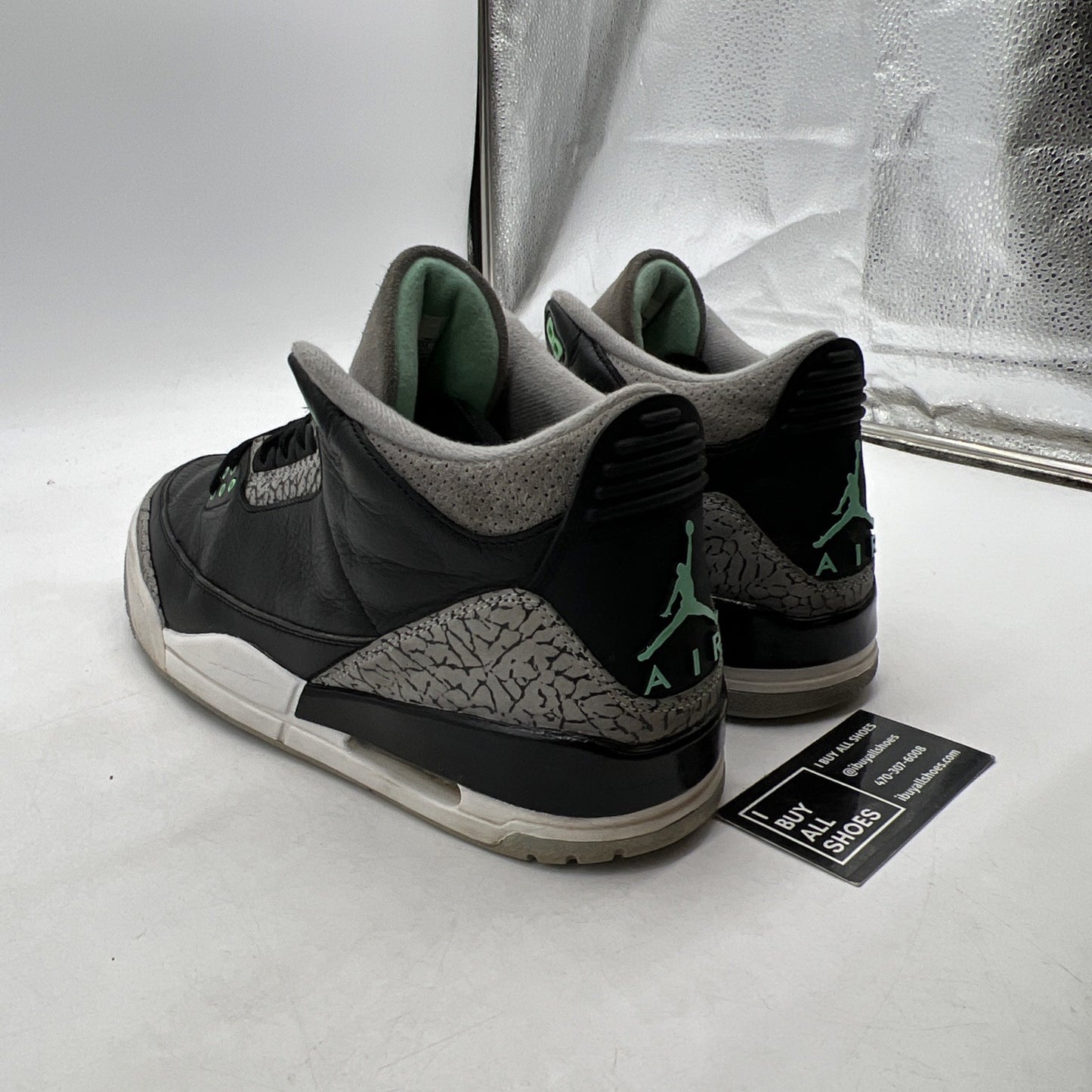 Size 12 - Air Jordan 3 Retro Green Glow (CT8532-031)