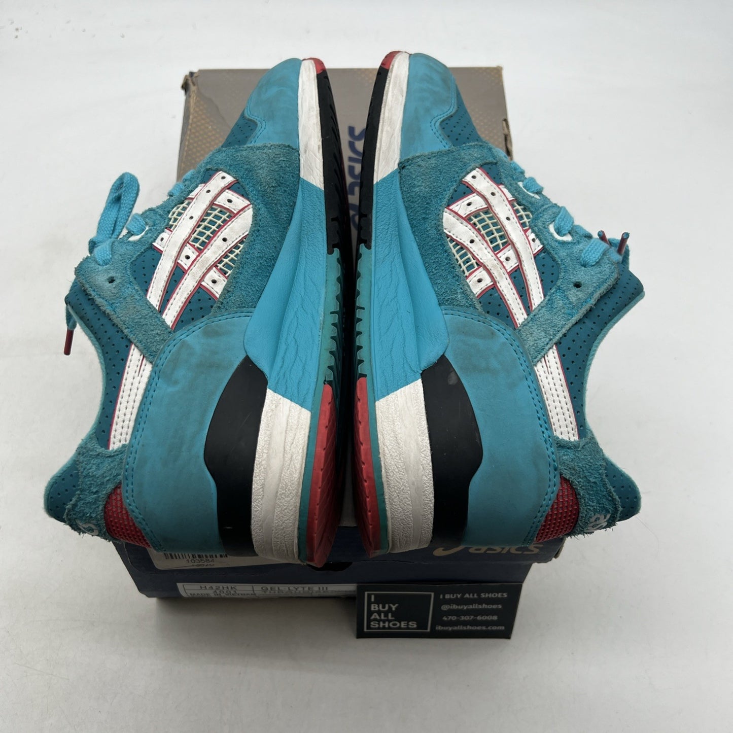 Size 8.5 - ASICS Bait x Gel Lyte 3 Teal Dragon (H42HK4001)