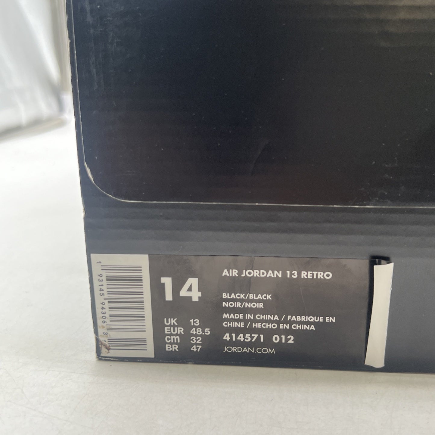 Size 14 - Air Jordan 13 Retro Cap and Gown (414571-012)