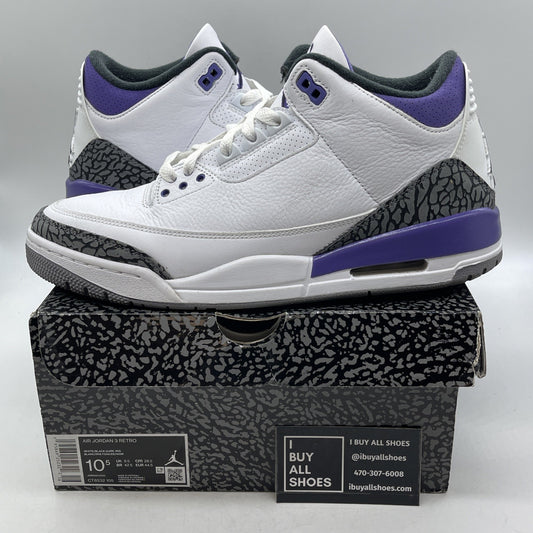 Size 10.5 - Air Jordan 3 Retro Mid Dark Iris (CT8532-105)