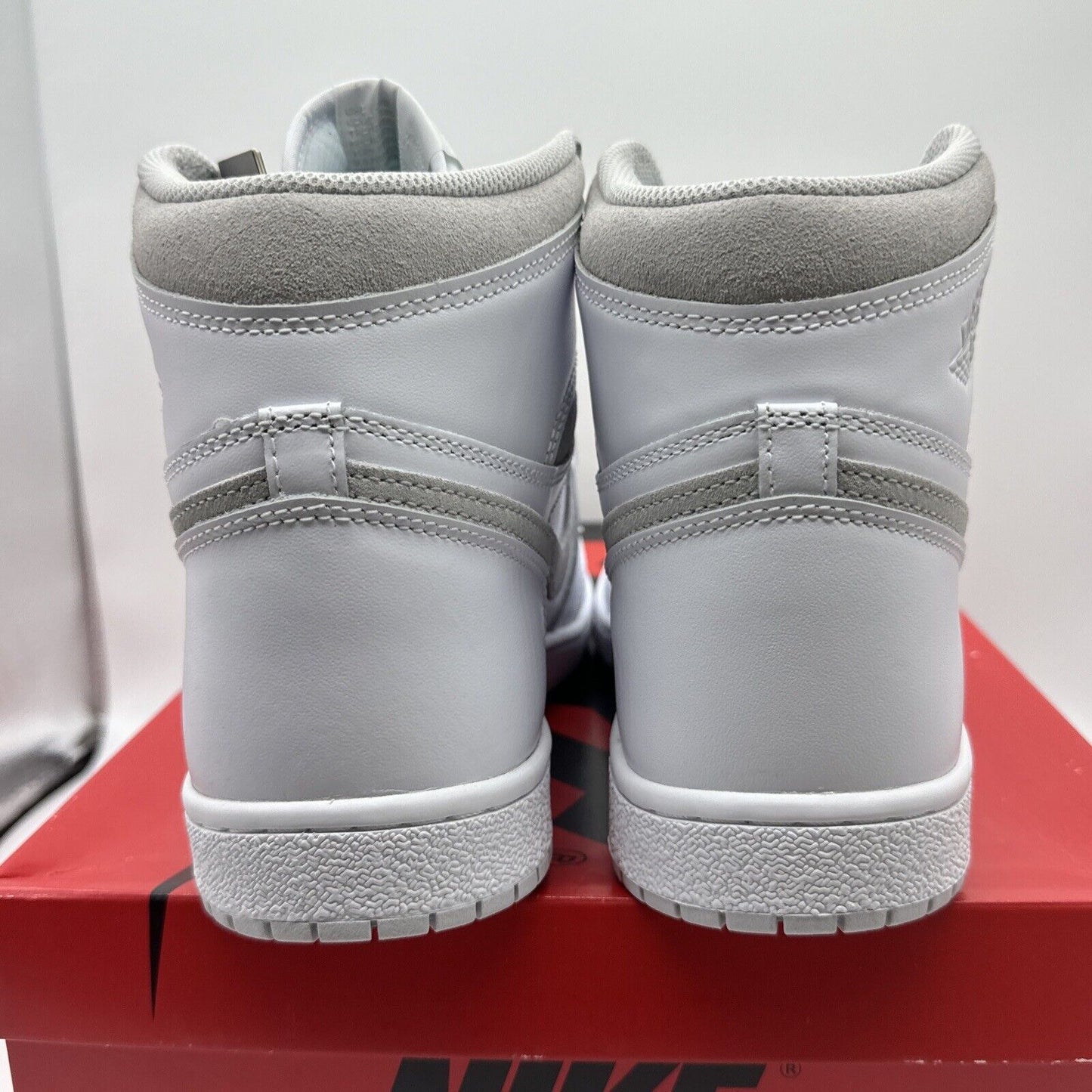 Size 13 - Jordan 1 Retro High 85 OG Neutral Gray White Thick Leather Premium Qty