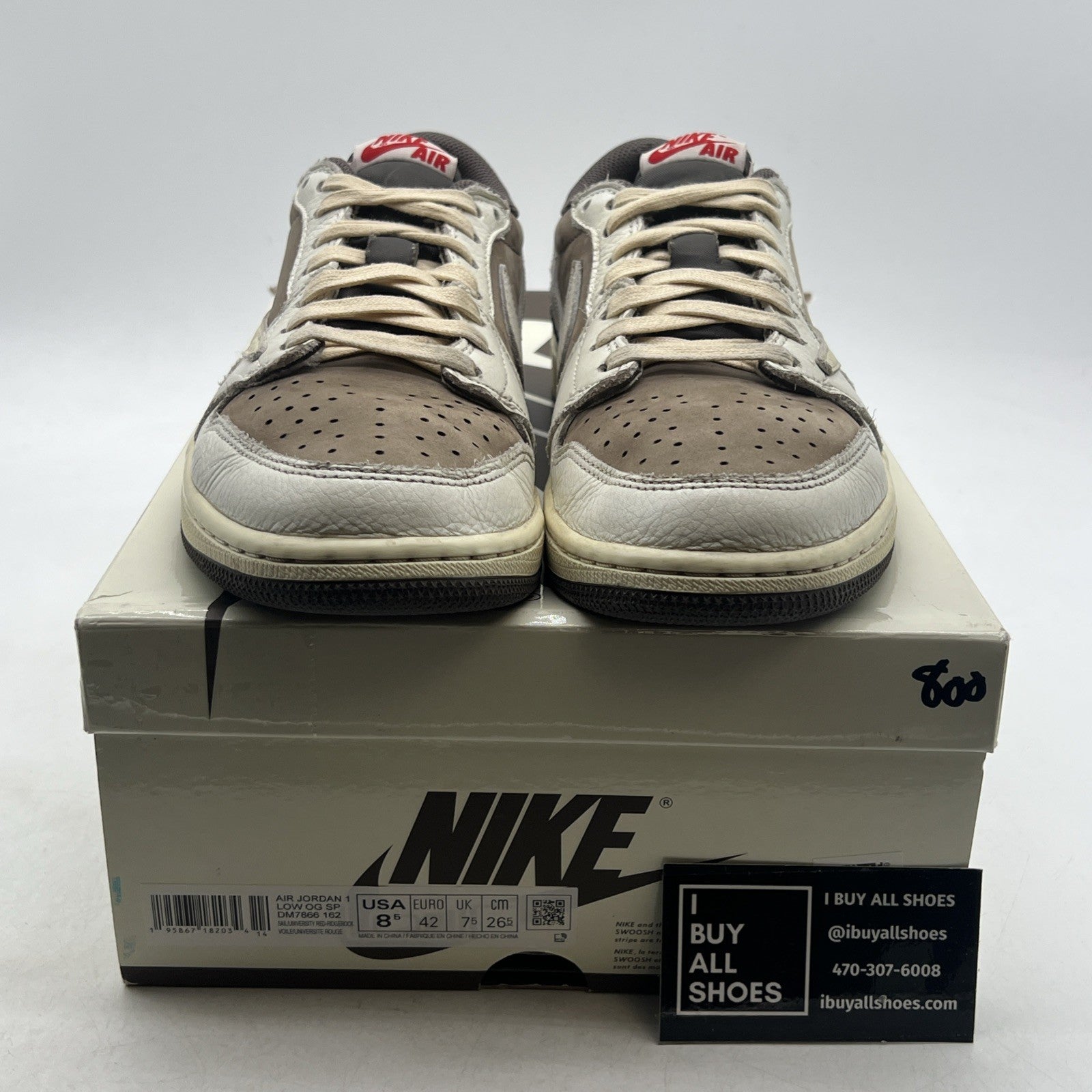 Size 8.5 - Air Jordan 1 Low OG x Travis Scott Reverse Mocha (DM7866-162)