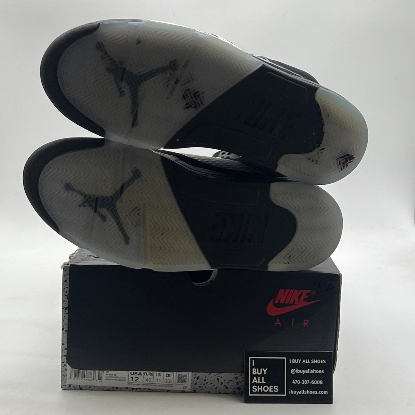 Size 12 - Air Jordan 5 Retro OG Black Metallic Reimagined (HF3075-001)