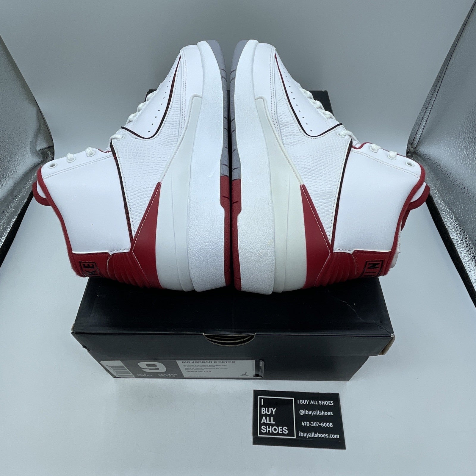 Size 9 - Air Jordan 2 Retro Chicago Home (385475-102)