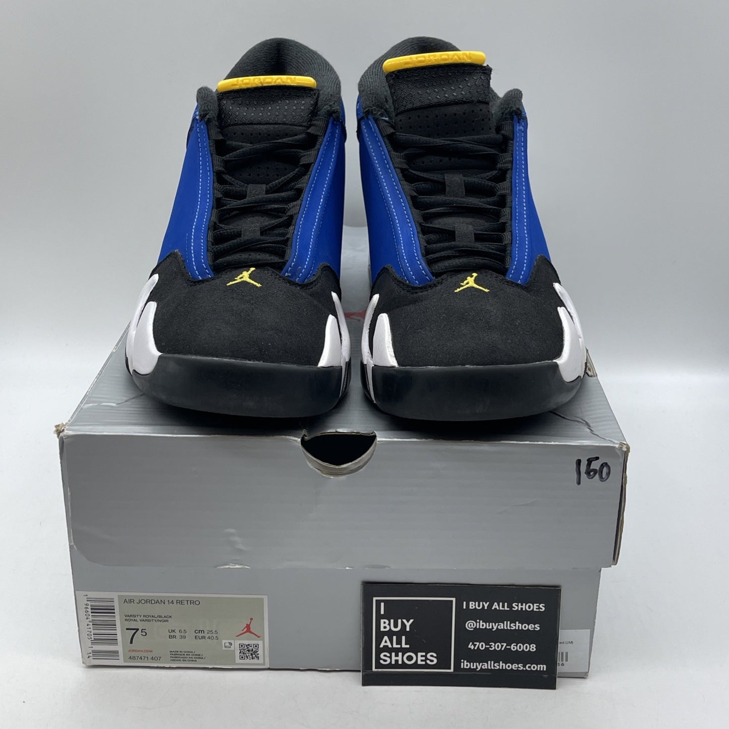 Size 7.5 - Air Jordan 14 Retro Laney (487471-407)