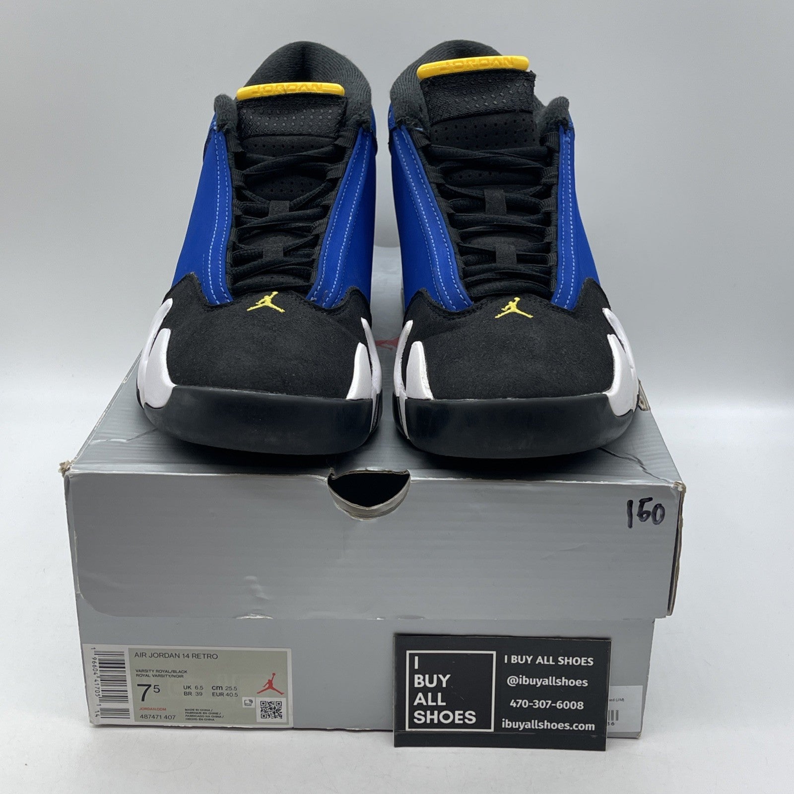 Size 7.5 - Air Jordan 14 Retro Laney (487471-407)