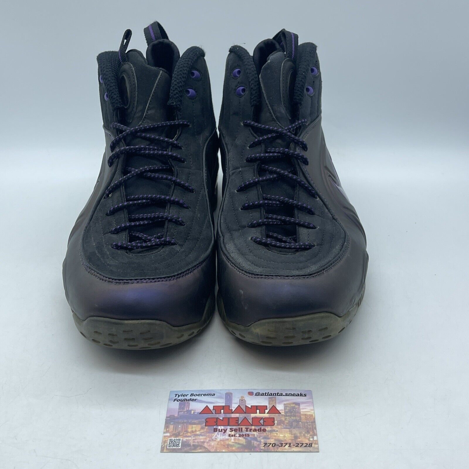 Size 11 - Nike 1/2 Cent Eggplant Purple Black Suede Leather (344646-500)