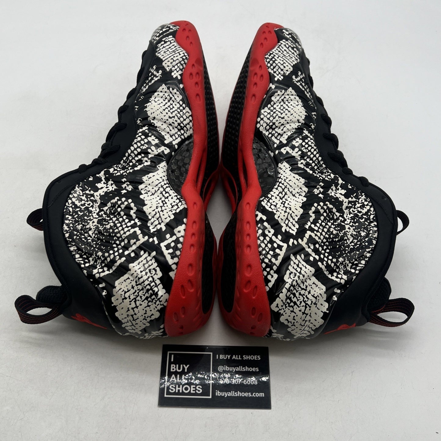 Size 10.5 - Nike Air Foamposite One Albino Snakeskin (314996-101)