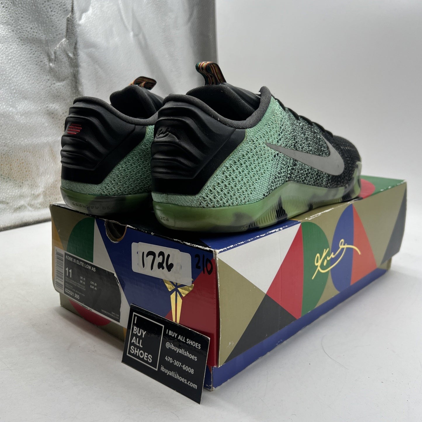 Size 11 - Nike Kobe 11 Elite Low All Star - Northern Lights (822521-305)