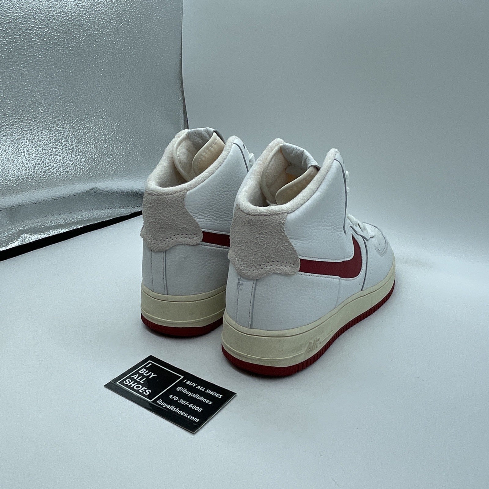 Size 11.5 - Nike Air Force 1 High Sculpt Red White Leather (DC3590-100)