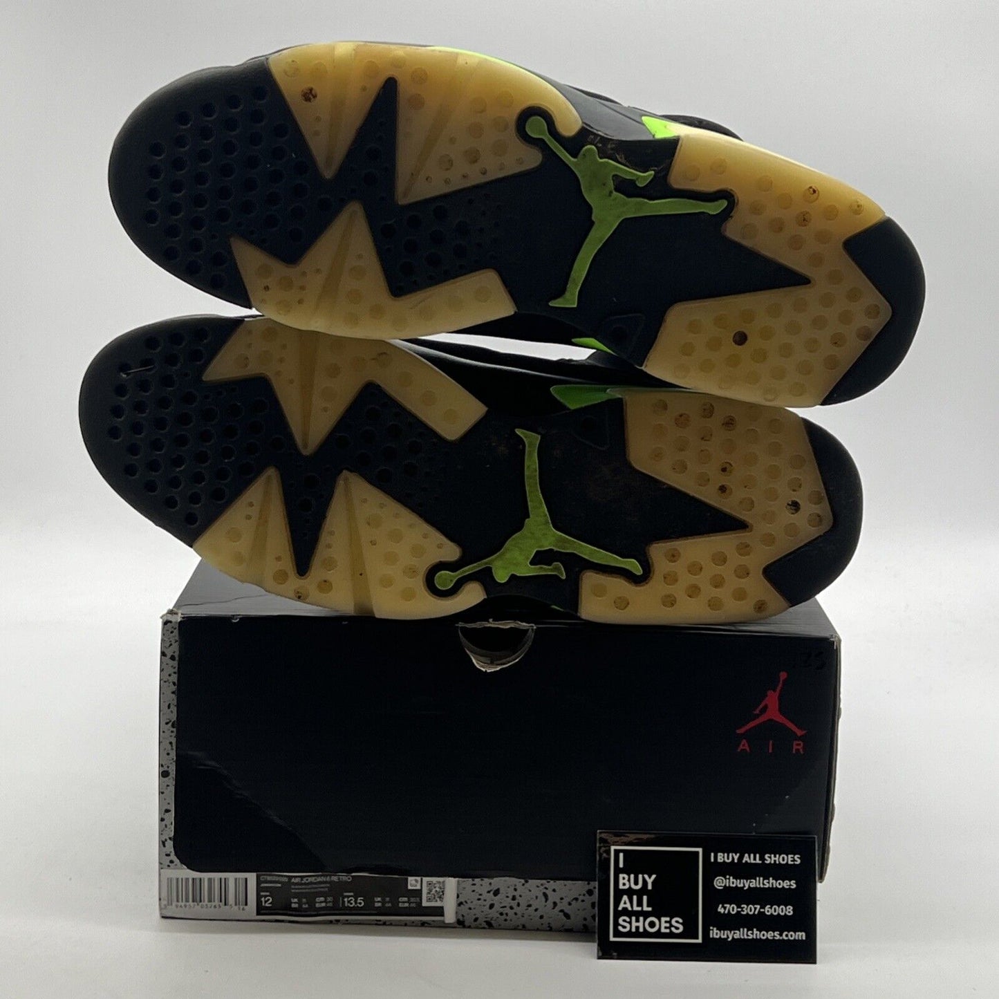 Size 12 - Air Jordan 6 Retro Electric Green 2021 (CT8529-003)
