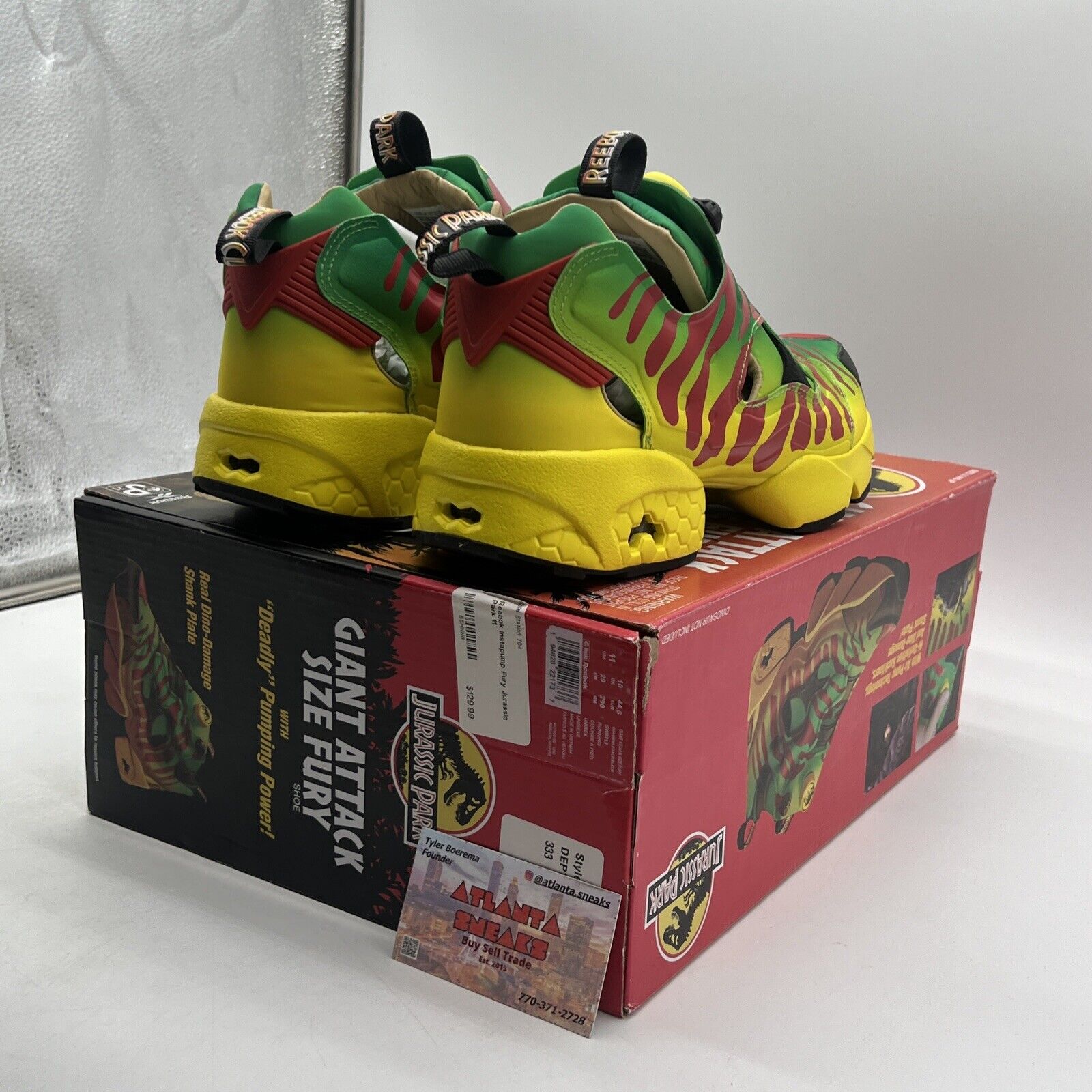 Size 11 - Reebok Jurassic Park x InstaPump Fury OG Tour Vehicles