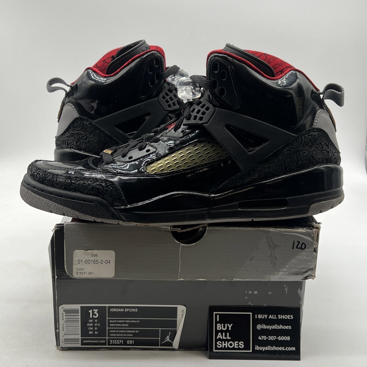 Size 13 - Jordan Spizike Stealth (315371-001)