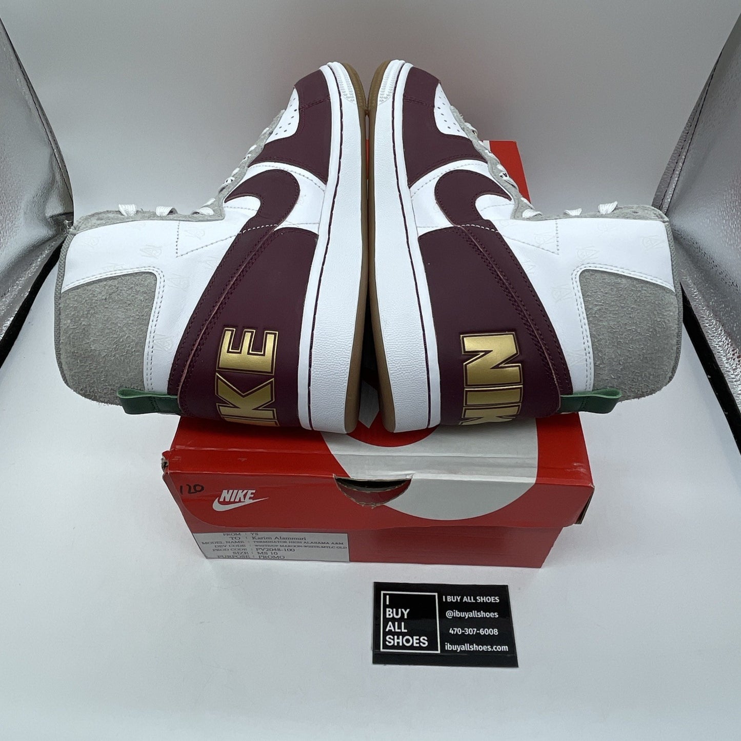 Size 10 - Nike Alabama A&M University x Terminator High Bulldogs